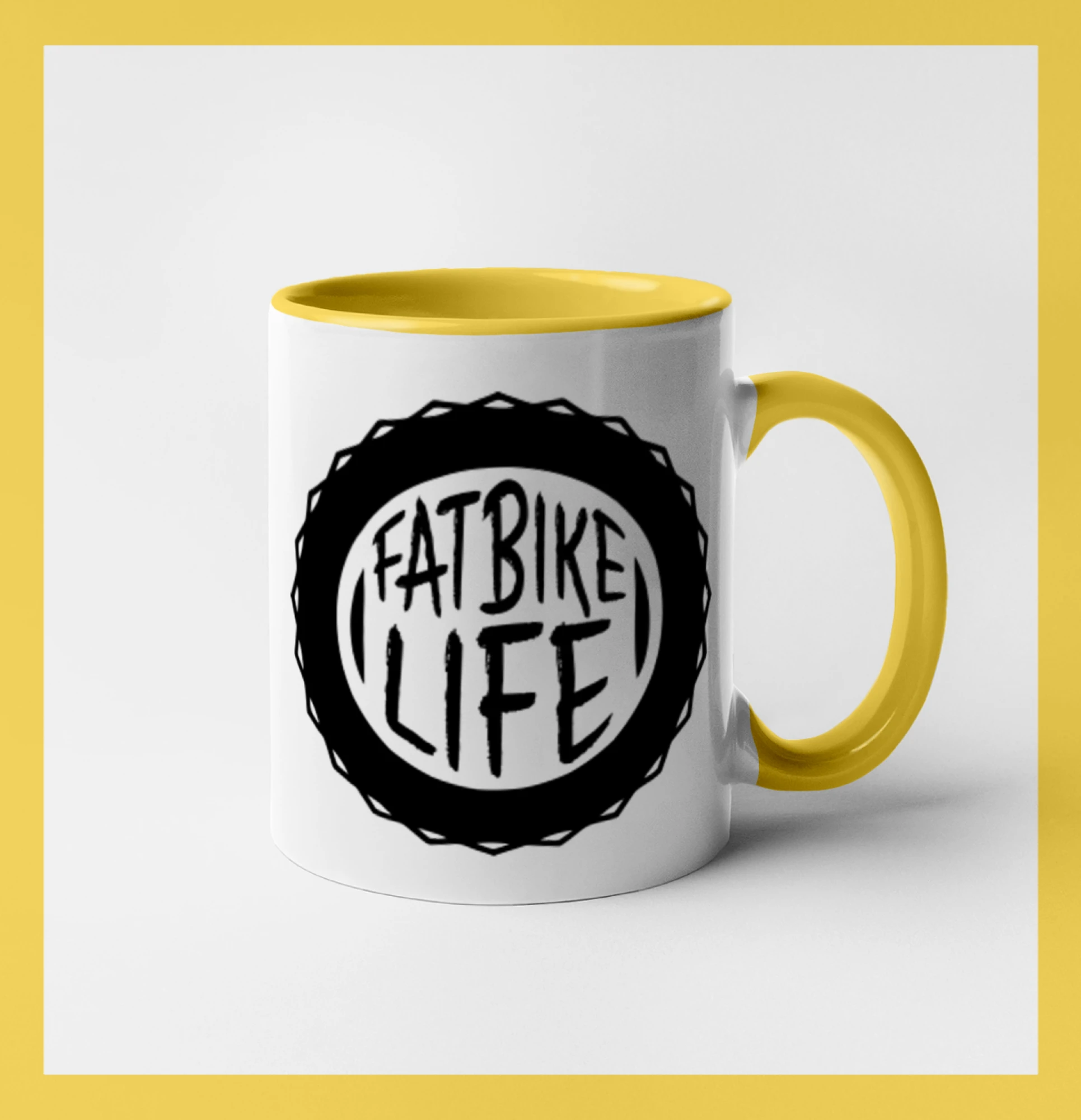 Tričko ako darček pre cyklistu - Fatbike life - Hrnček 