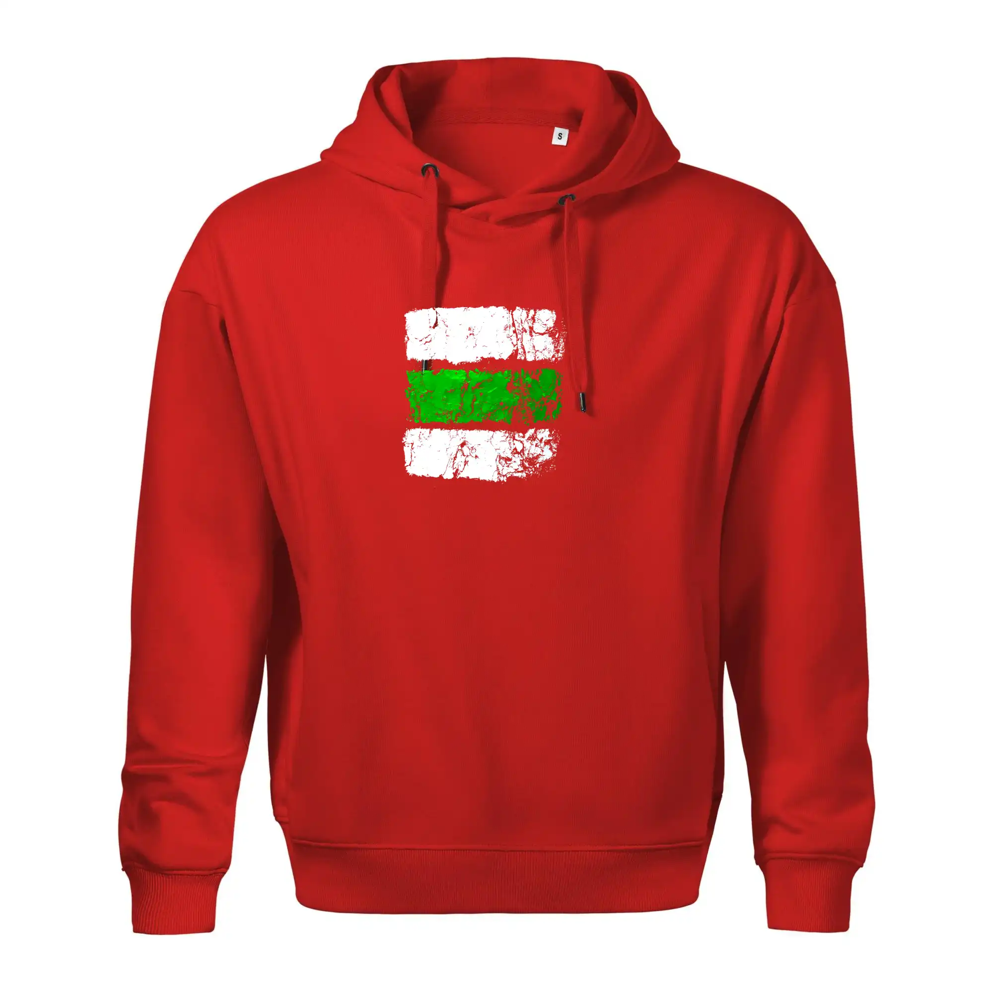 Trička pre cestovateľov - Turistická značka - zelená - Oversized mikina pánska Moon - kratšia + širšia