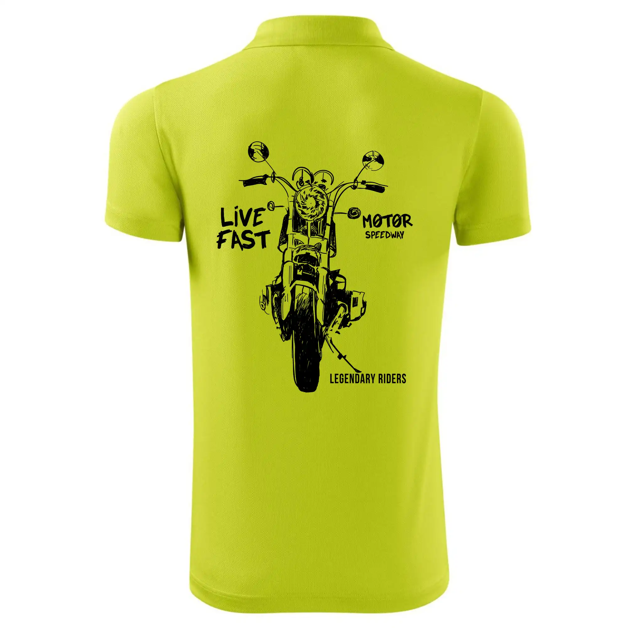 Motorka kresba live fast