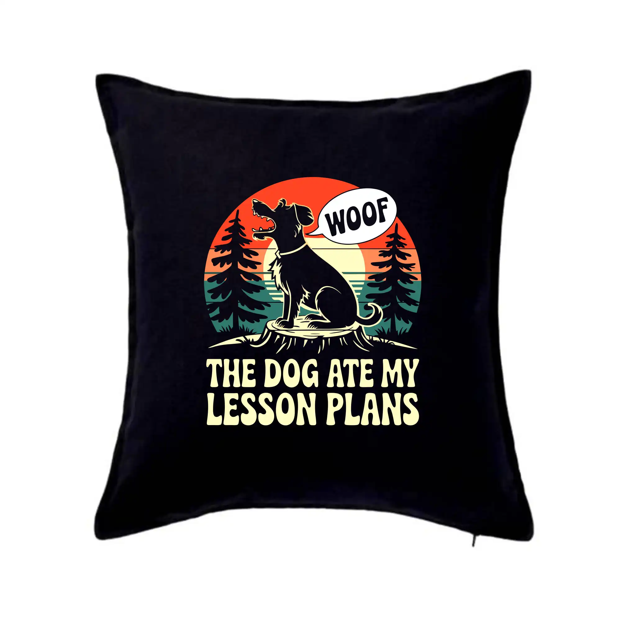 Tričká na ukončenie štúdia - The Dog Ate My Lesson Plans - Vankúš 50x50
