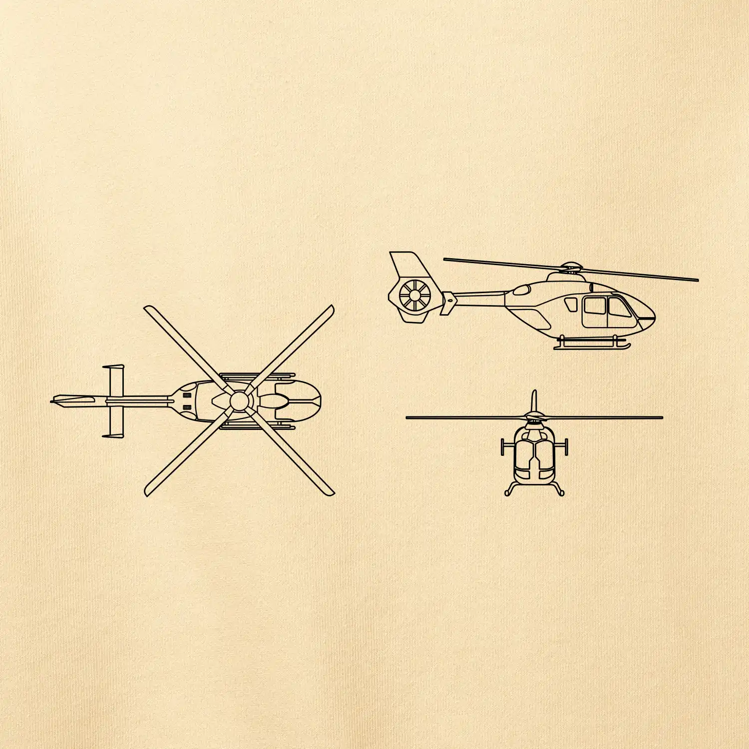 Obrys Eurocopter EC135
