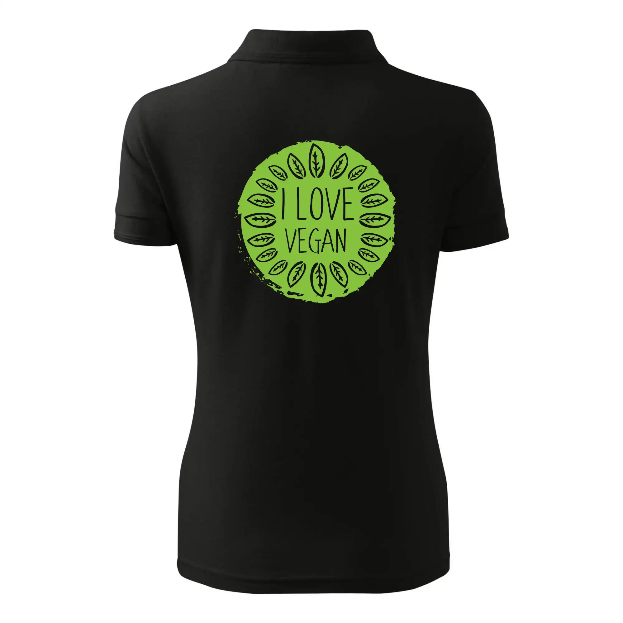 I love vegan v kruhu