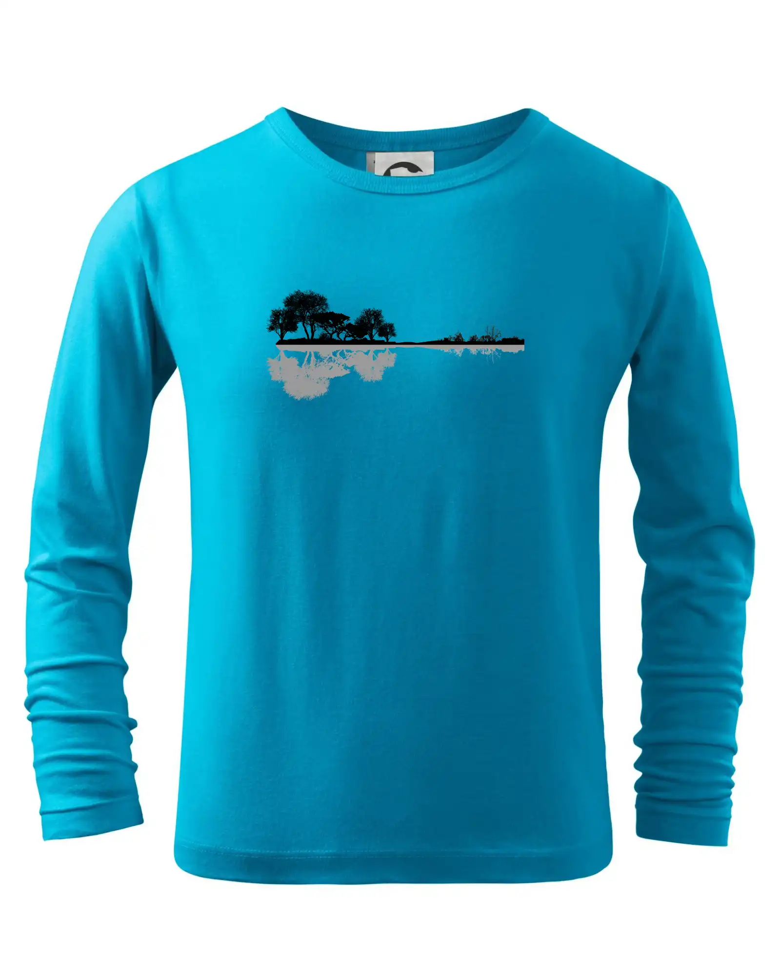 Gitara príroda - Tričko detské Long Sleeve