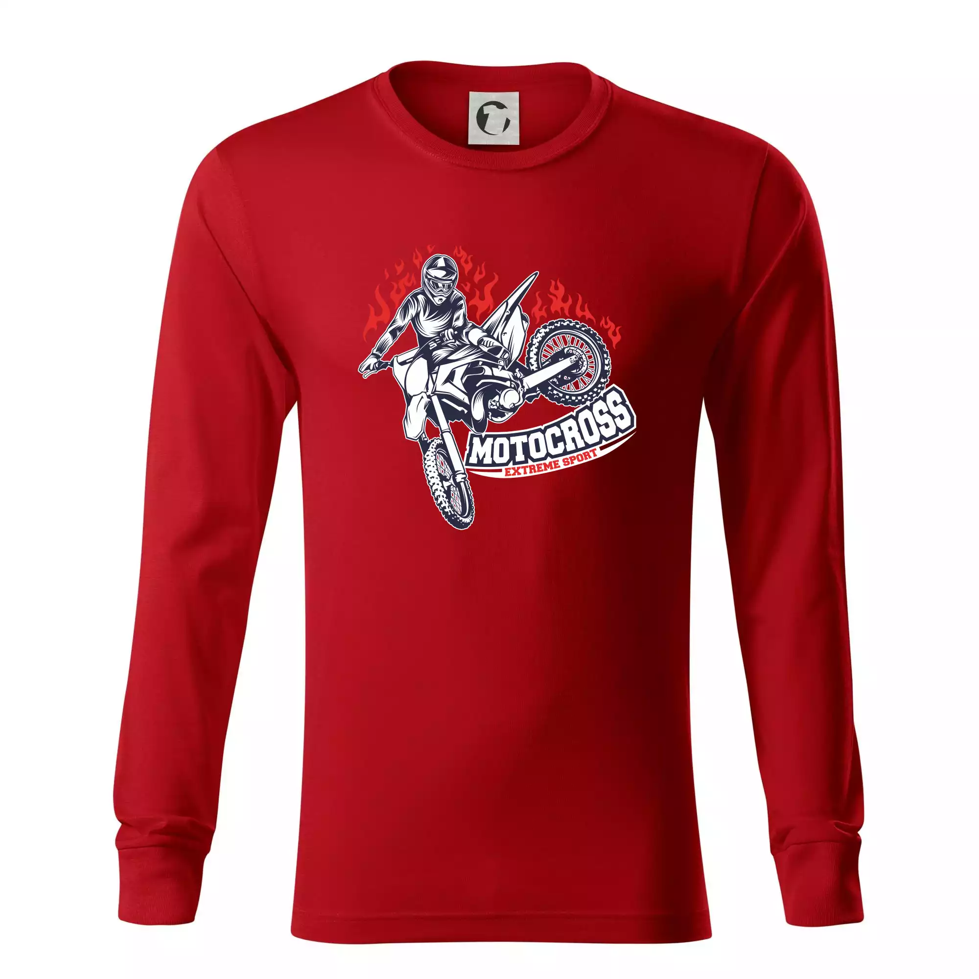 Motocross extreme sport fire