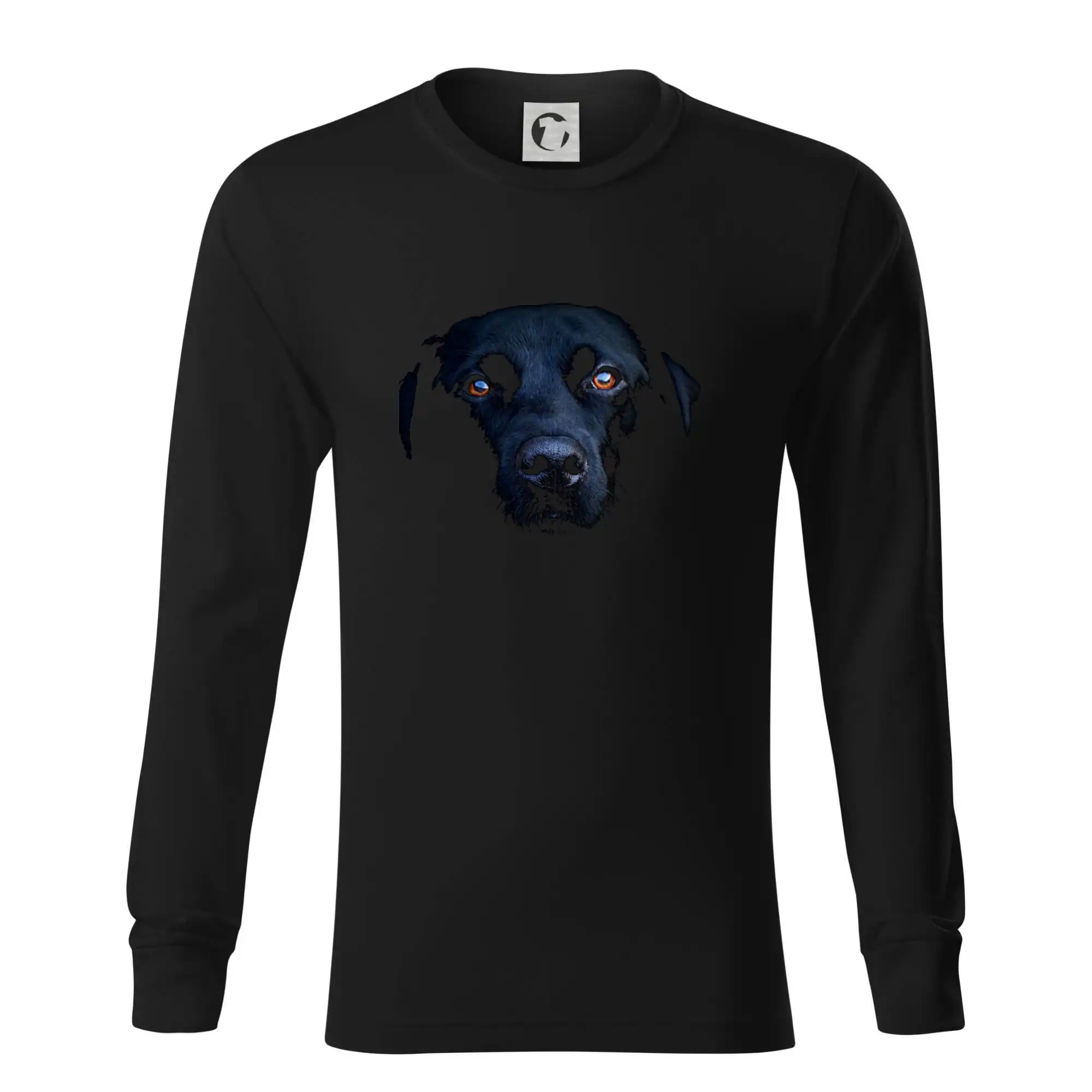 Labrador - Čierny Labrador fotka - Tričko s dlhým rukávom LS R05