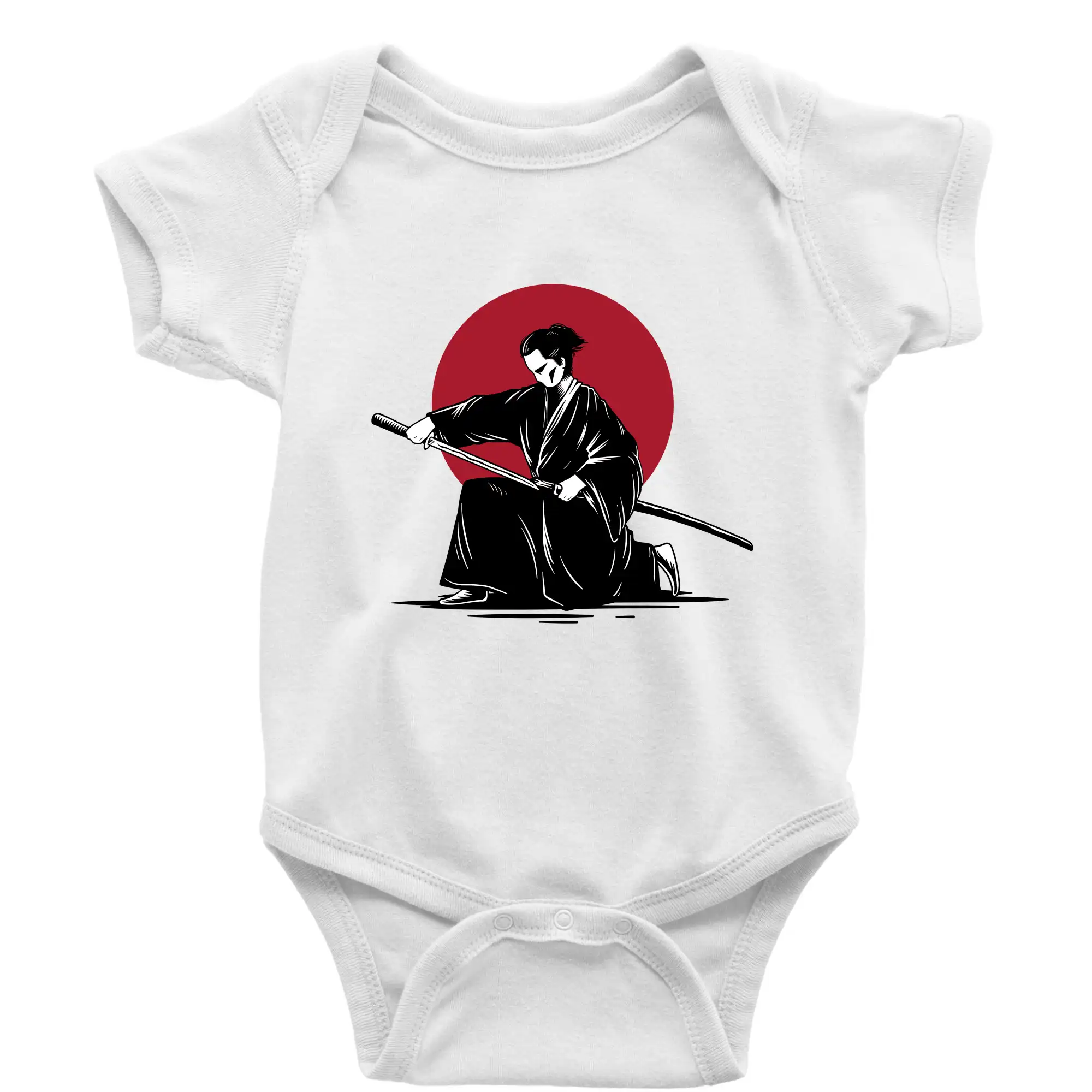 Tričká s japonskou tematikou - Japan culture - samurai - Body dojčenské s krátkym rukávom