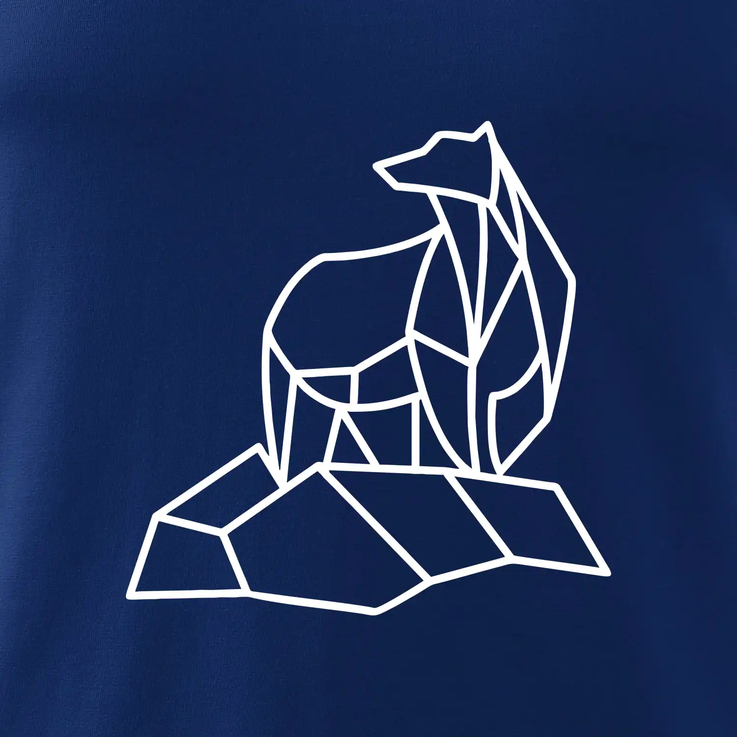 Geometrie lední medvěd na ledu