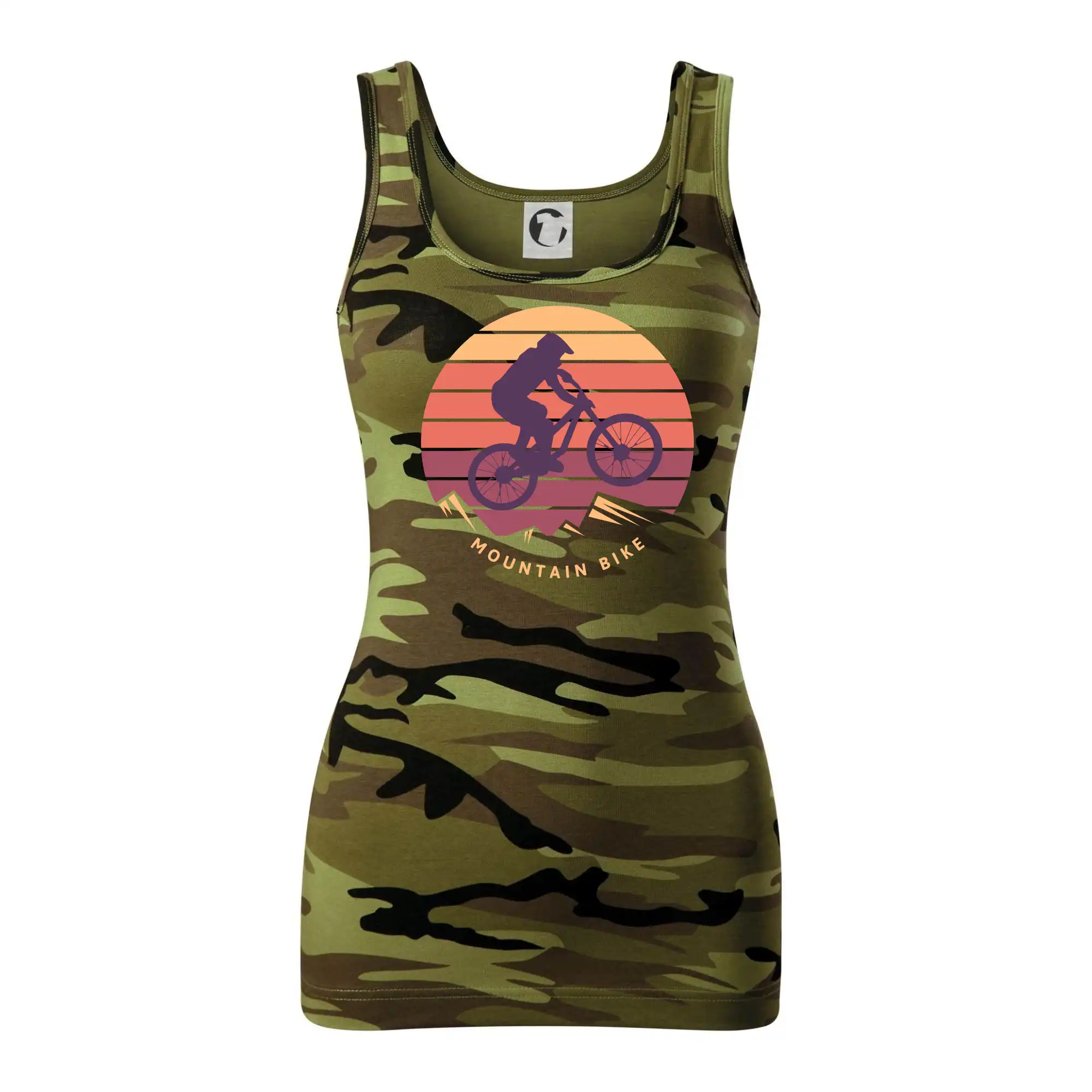 MTB barevné kolo západ slunce