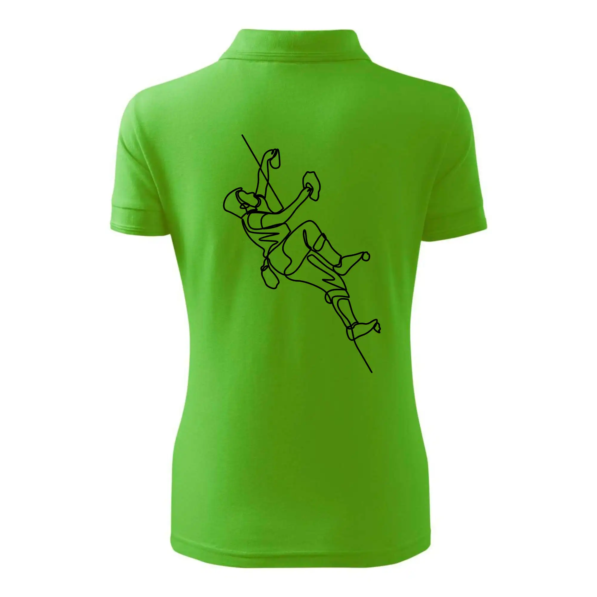 Lezecká stěna jedním tahem