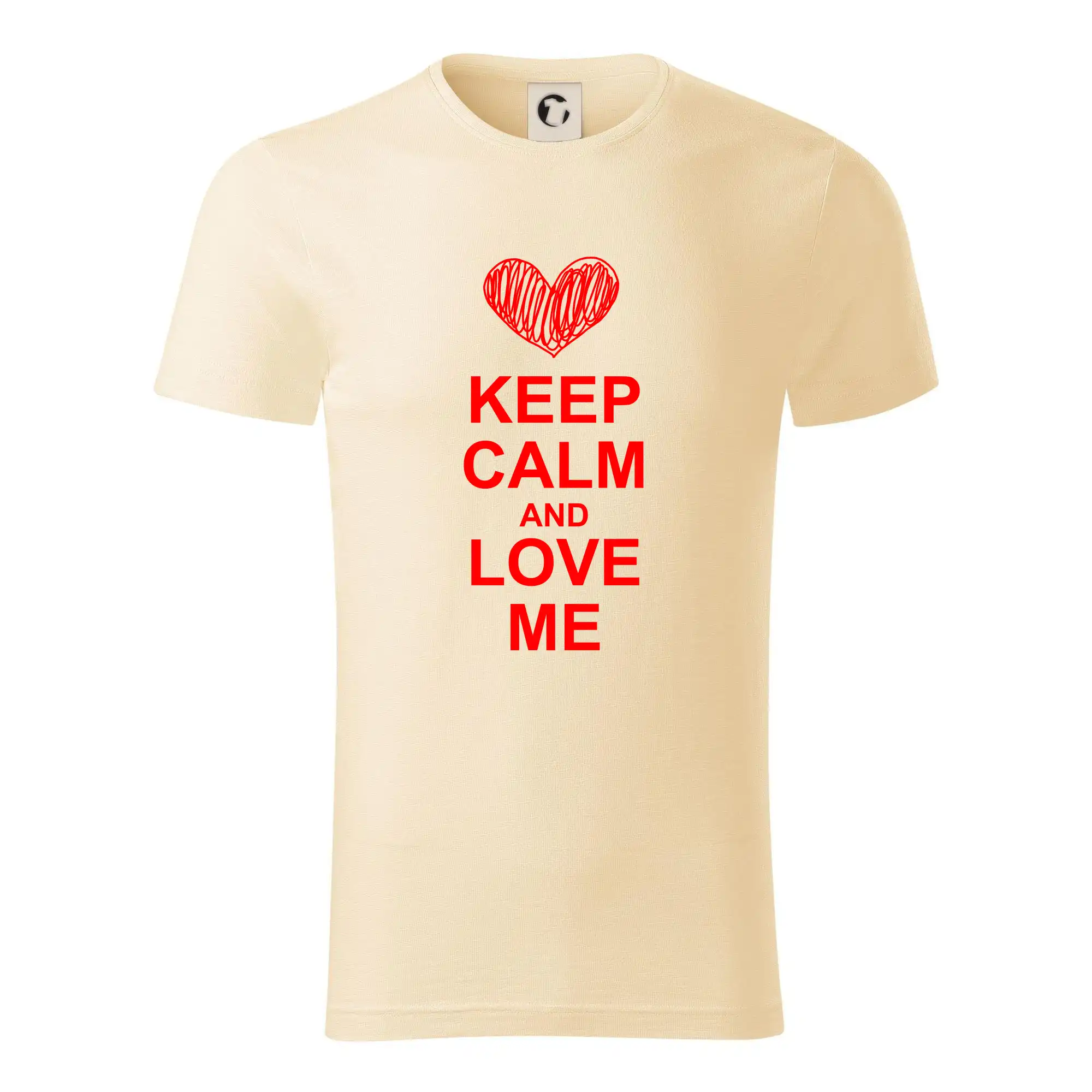 Tričká Keep calm - Keep calm and love me - Tričko z organickej bavlny