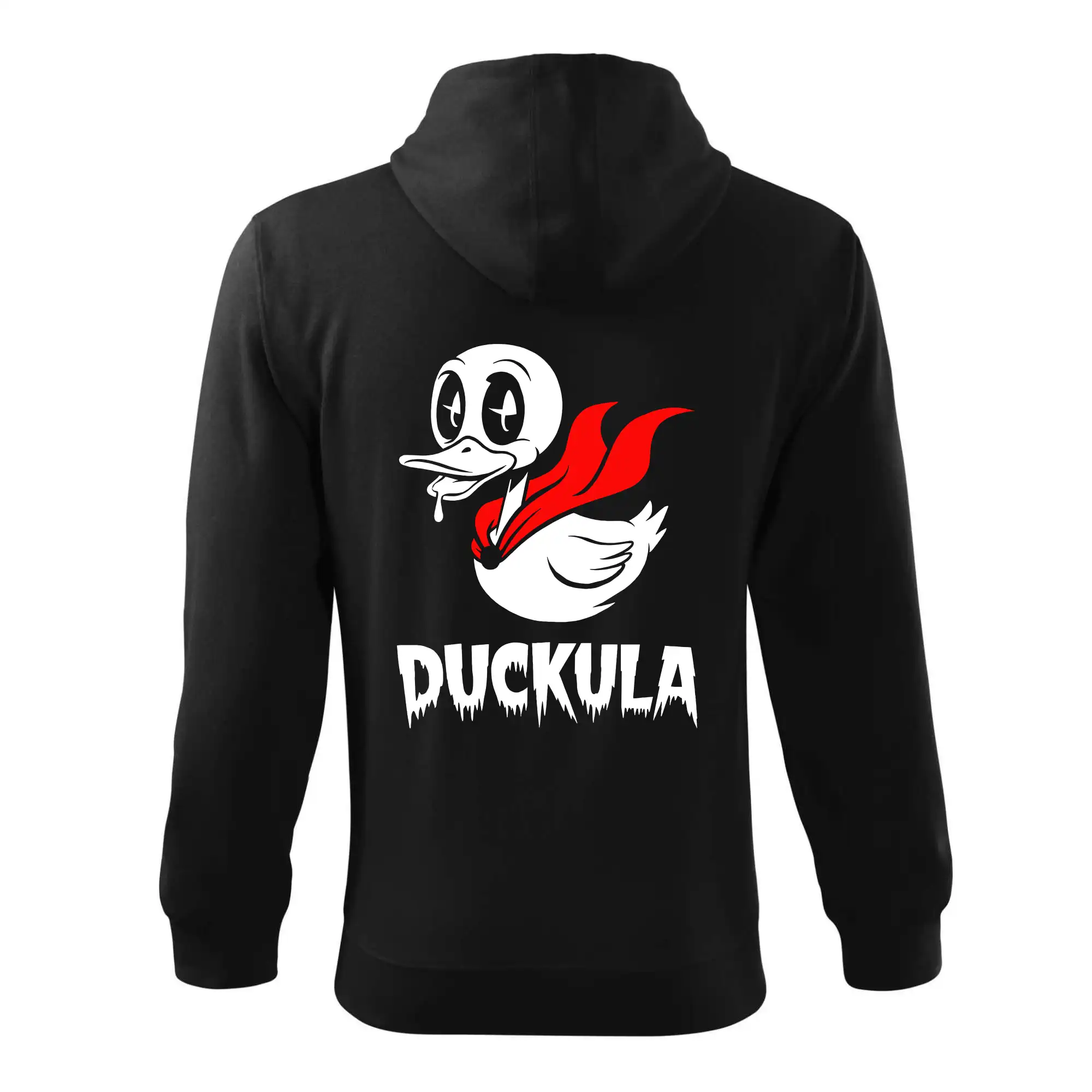 Filmové tričká - Duckula - Mikina s kapucňou na zips trendy zipper