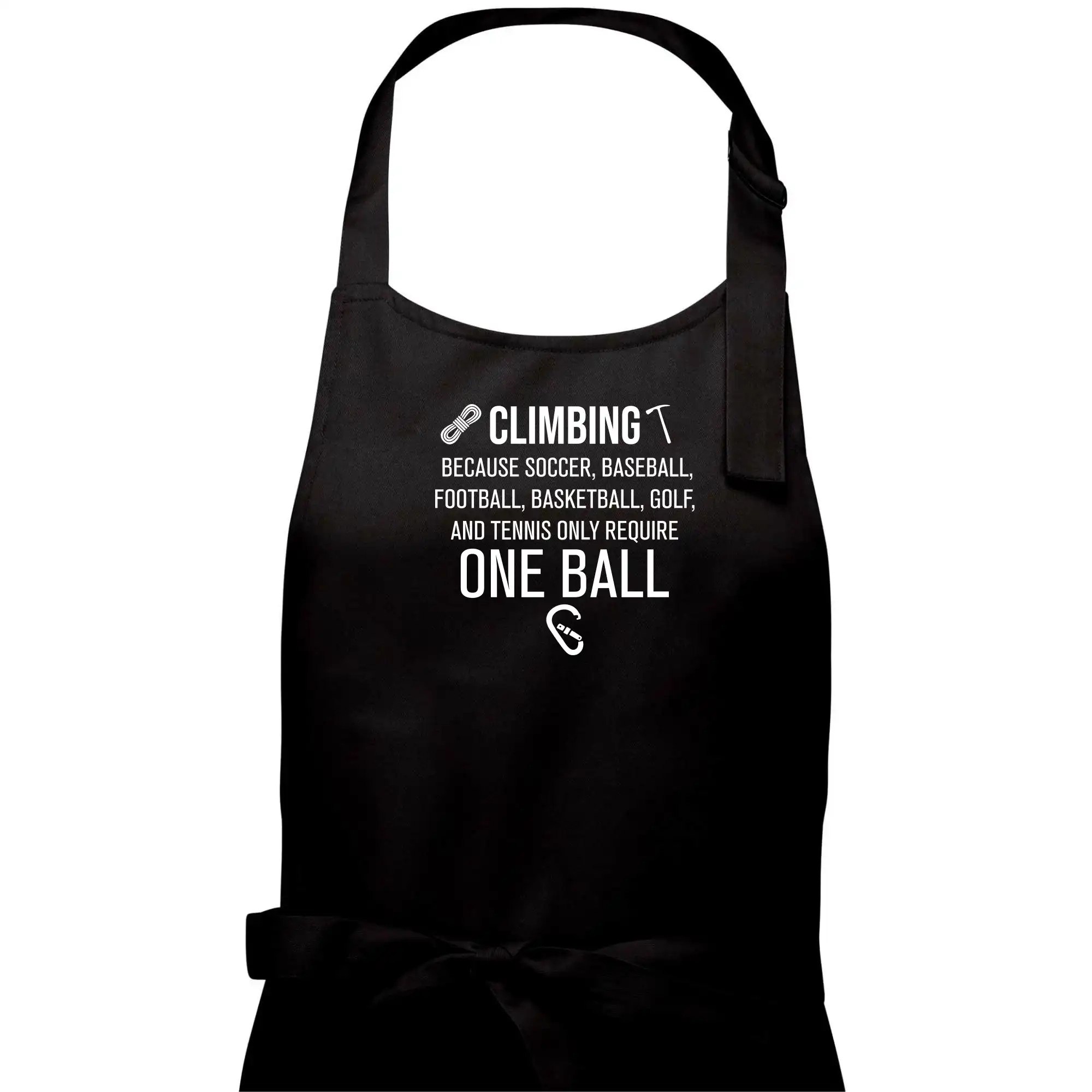 Climbing beacause one ball