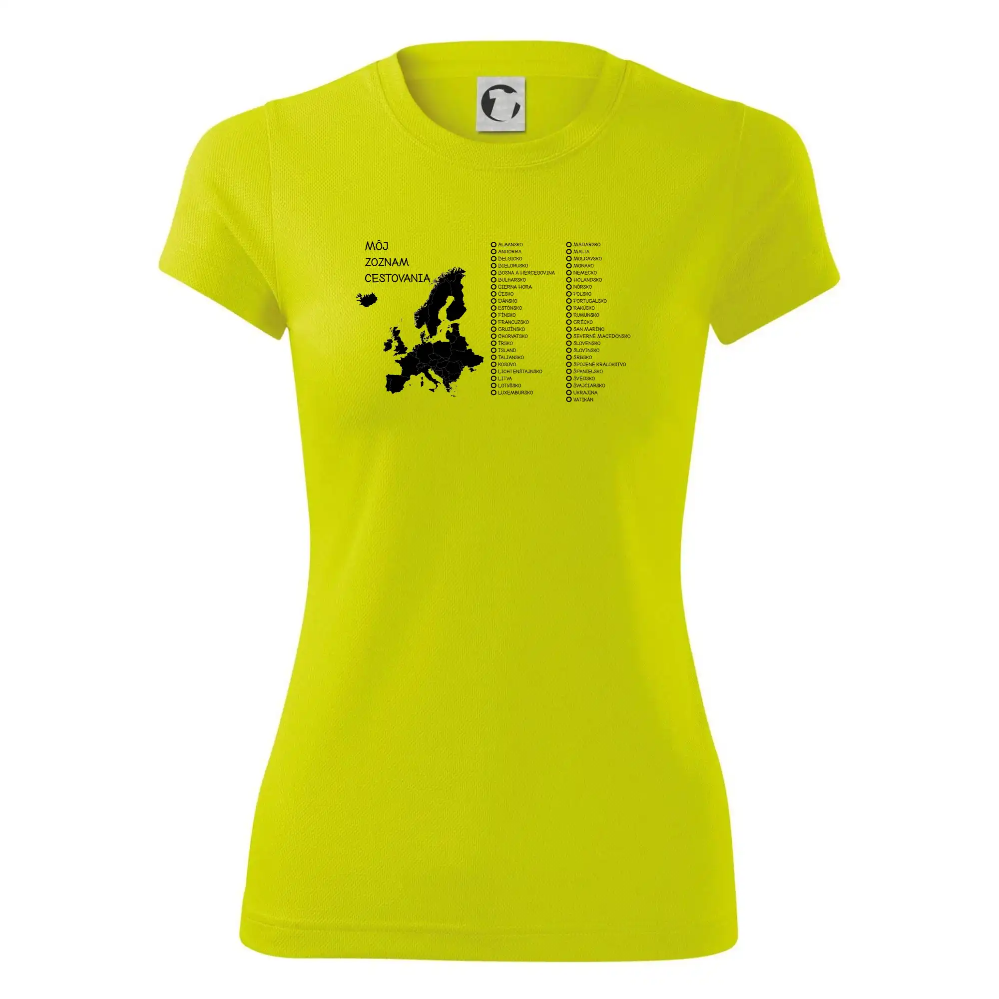 Můj cestovní seznam - Evropa