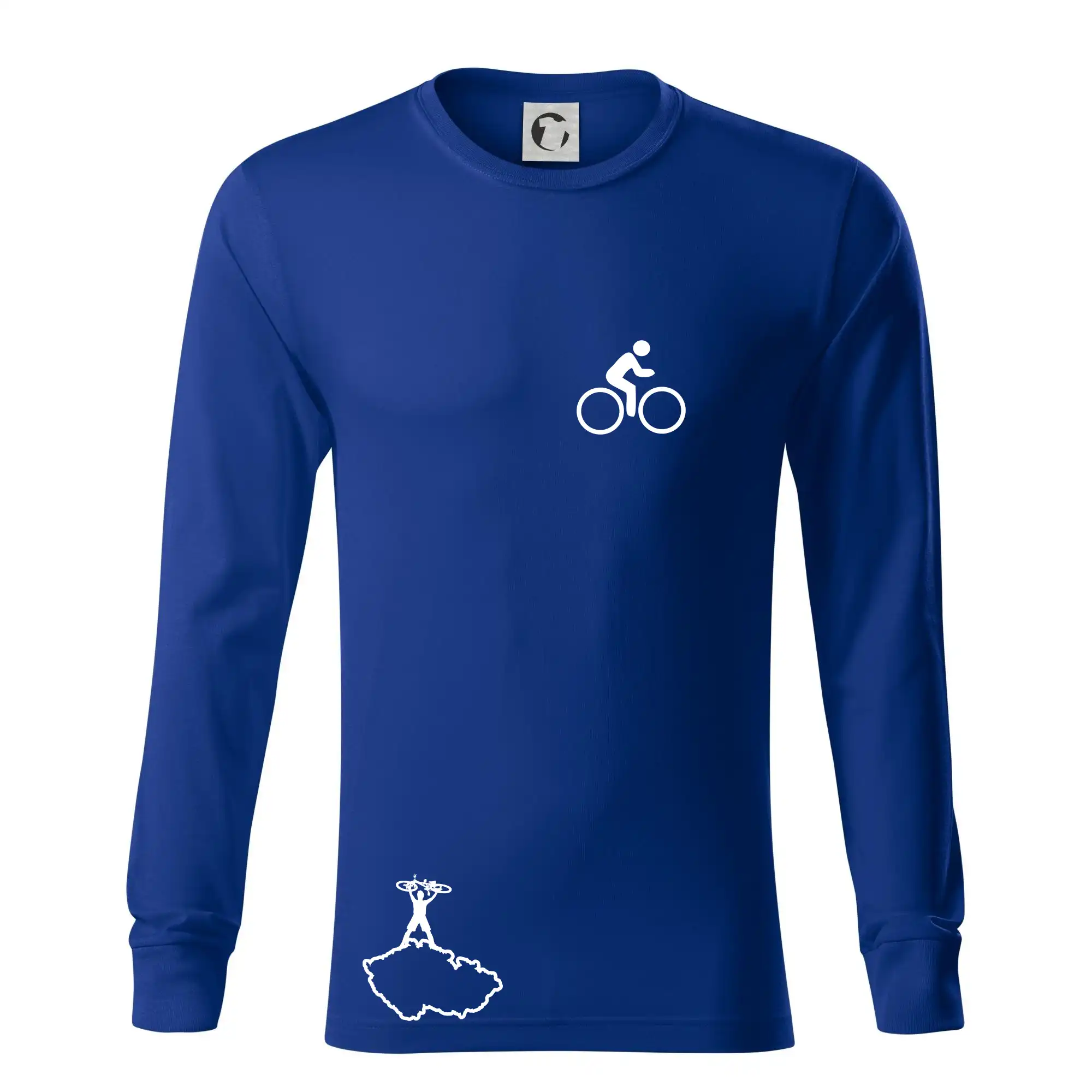 Mapa ČR + kolo na prsu