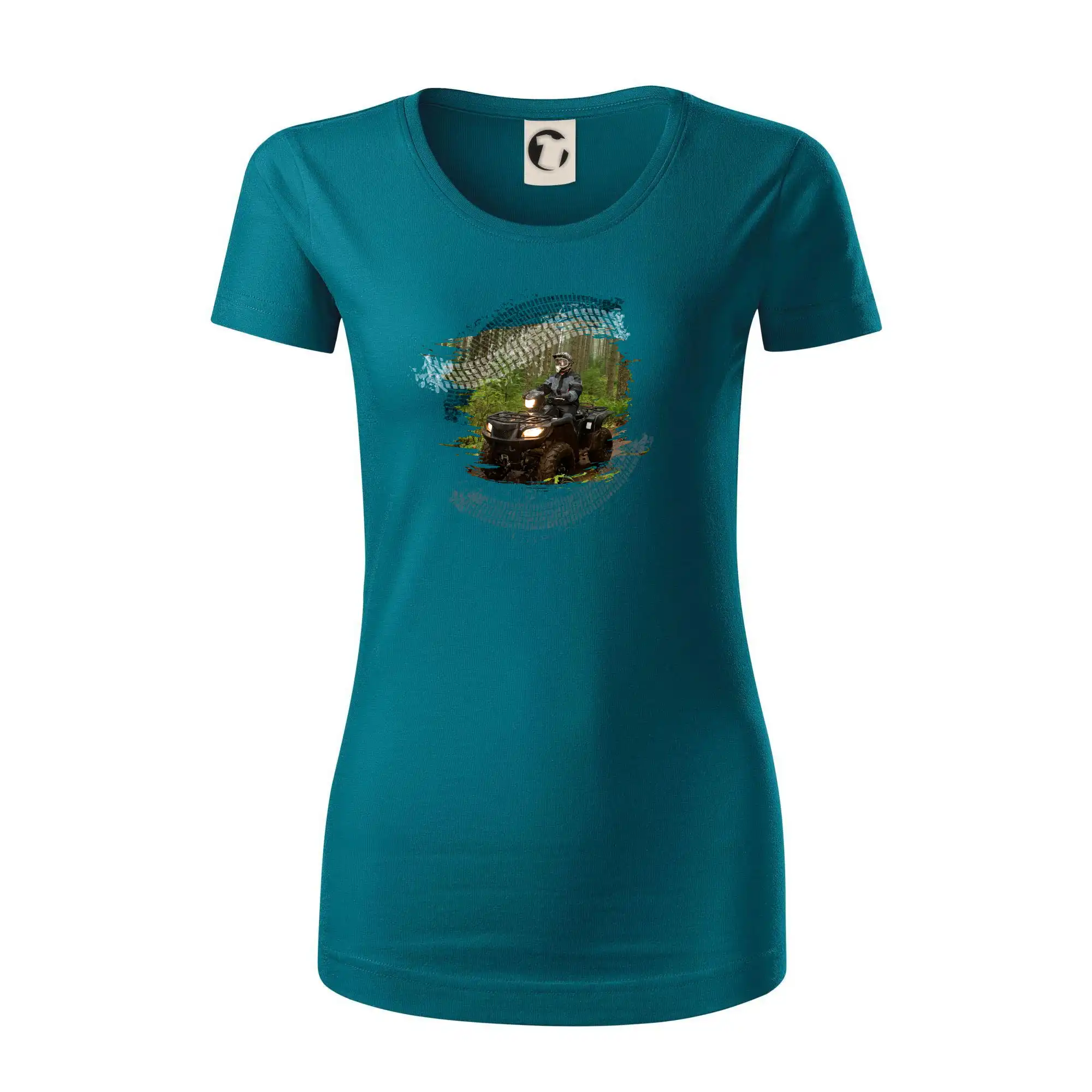 ATV čtyřkolka v lese