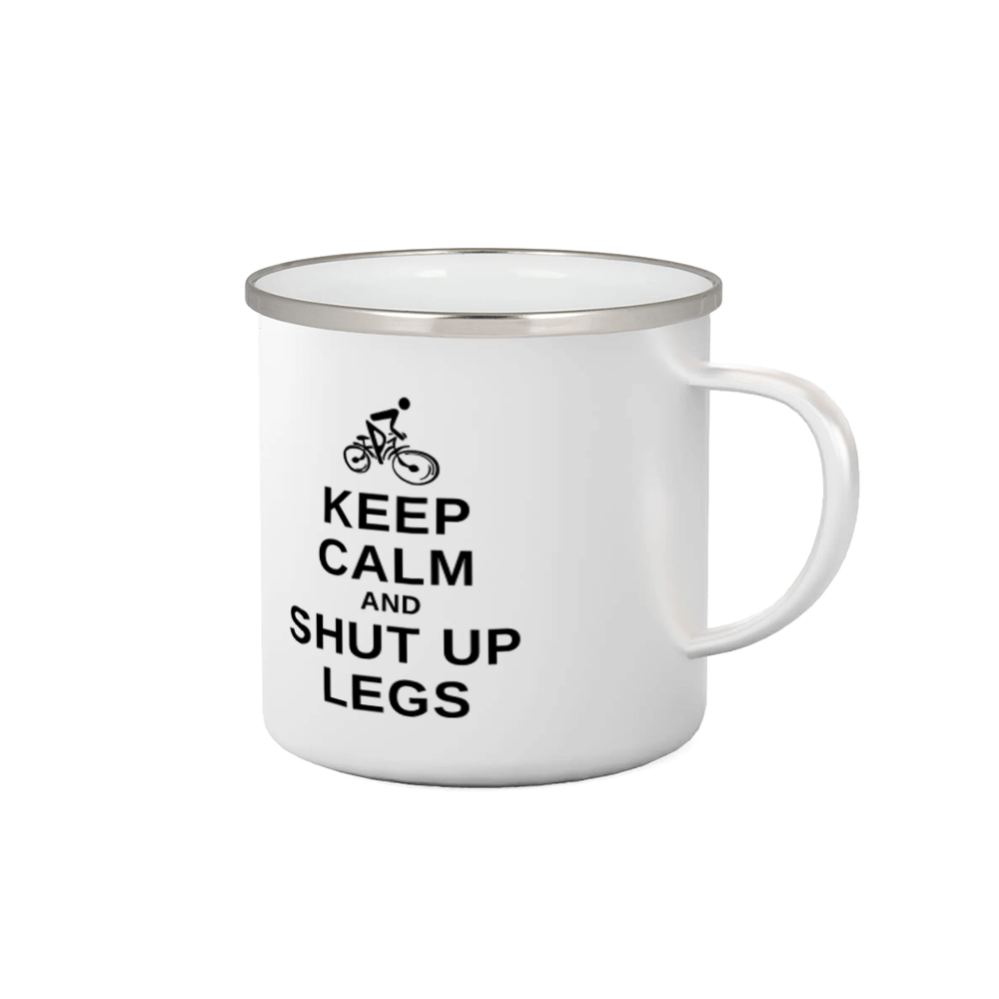 Tričko ako darček pre cyklistu - Keep calm and shut your legs - Plecháčik