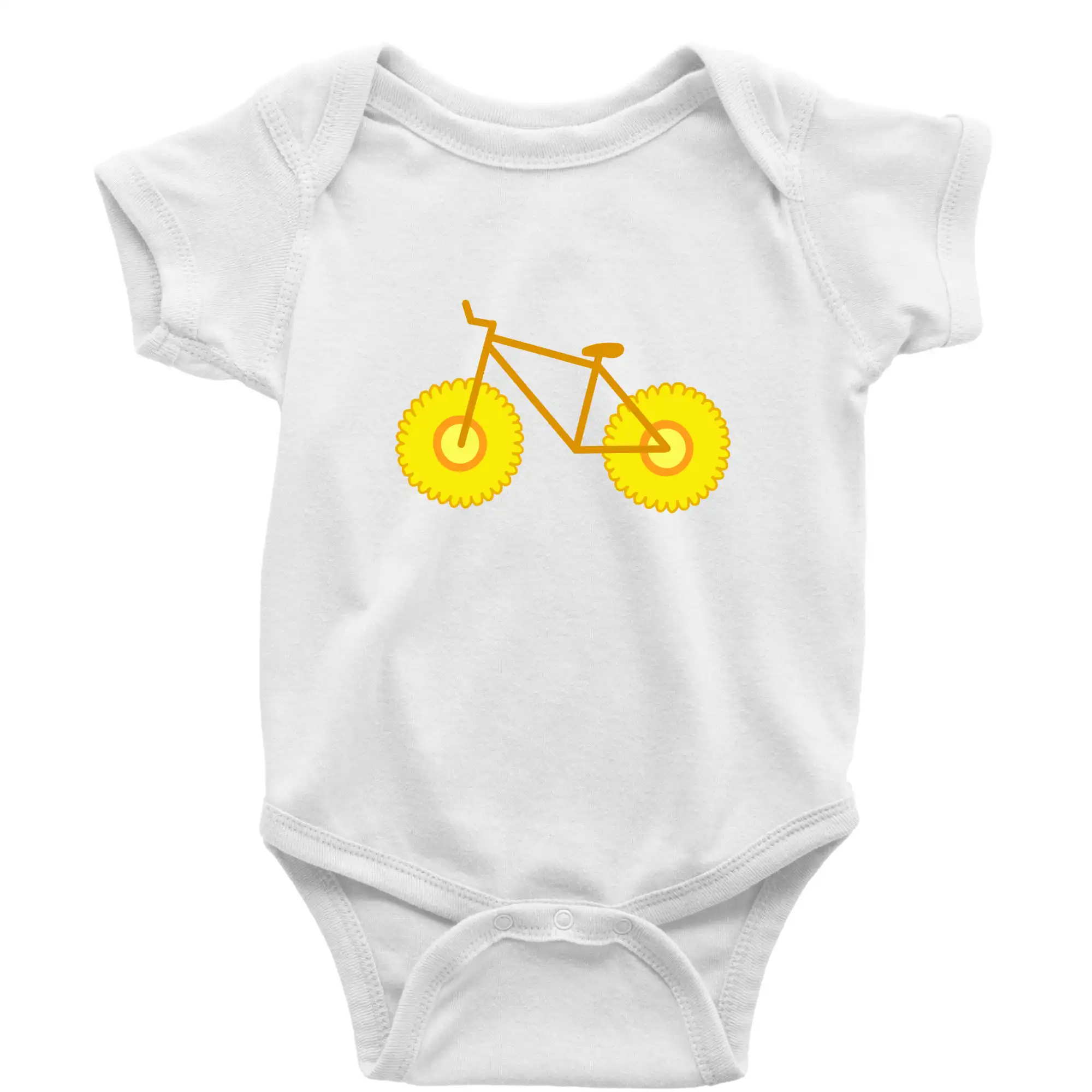 Tričko ako darček pre cyklistu - Bicykel kukurice (Moňas) - Body dojčenské s krátkym rukávom