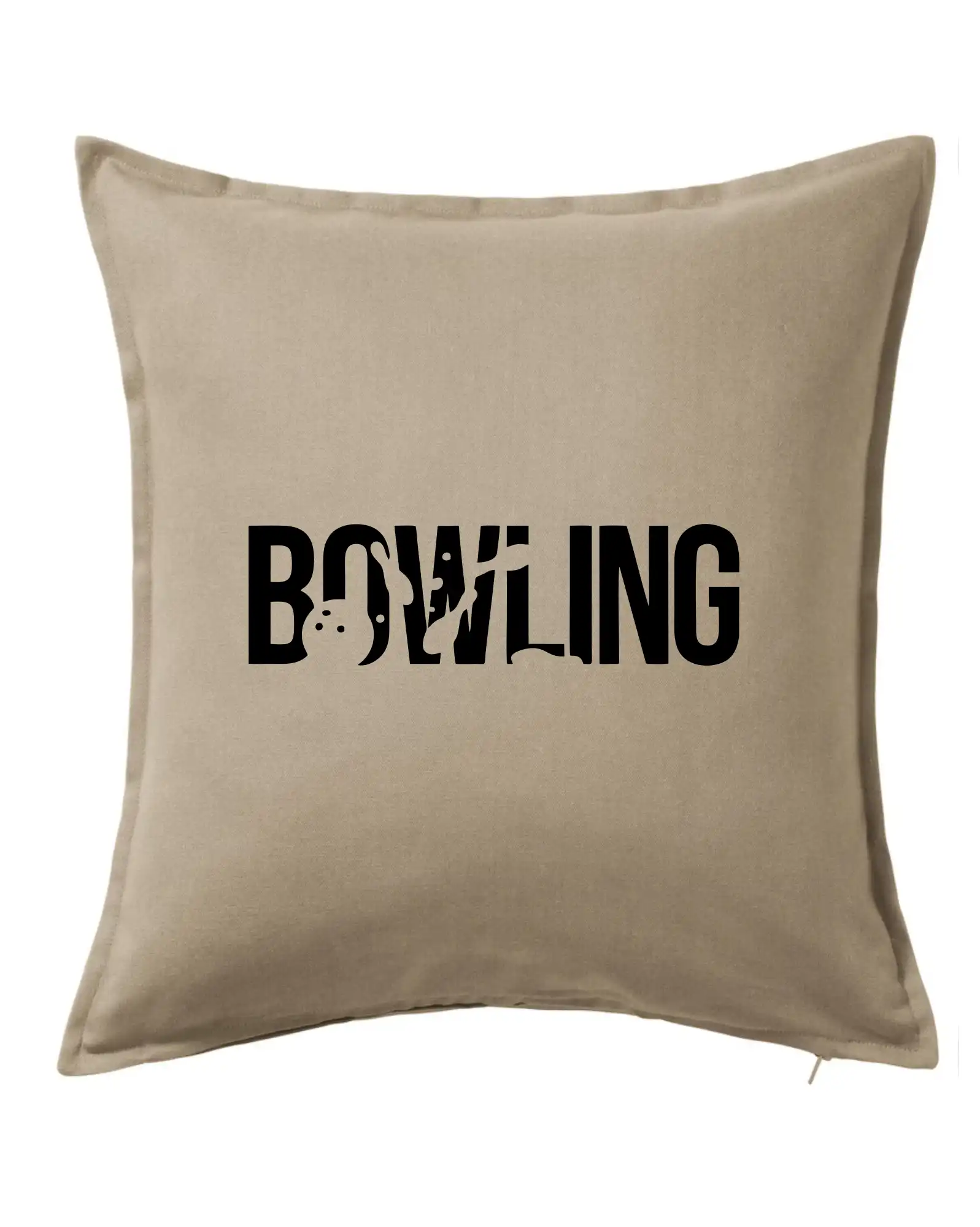 Tričká Bowling - Bowling nápis kolky - Vankúš 50x50