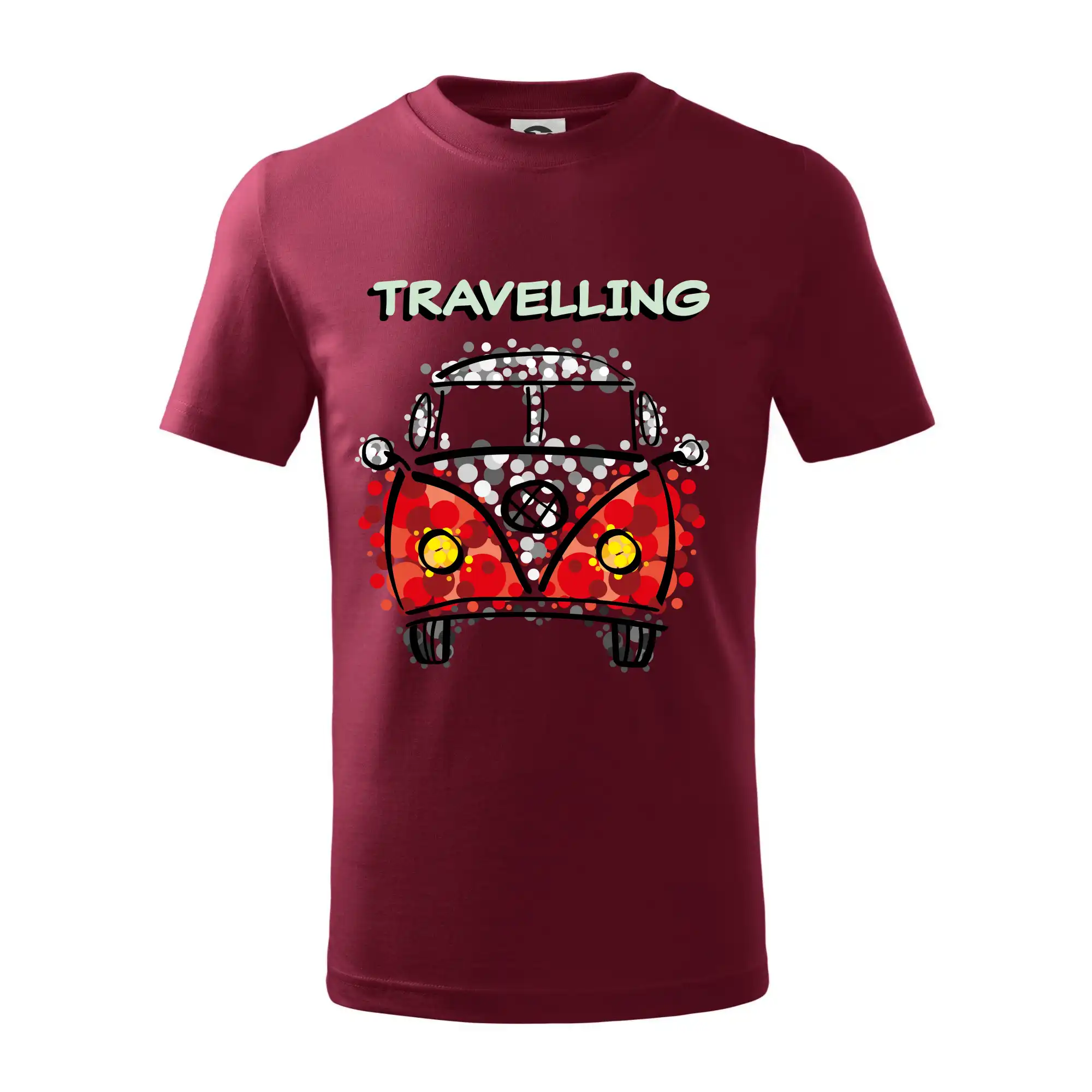 Trička na kempovanie - Traveling kreslené auto (lulu_art) - Tričko detské bavlnené
