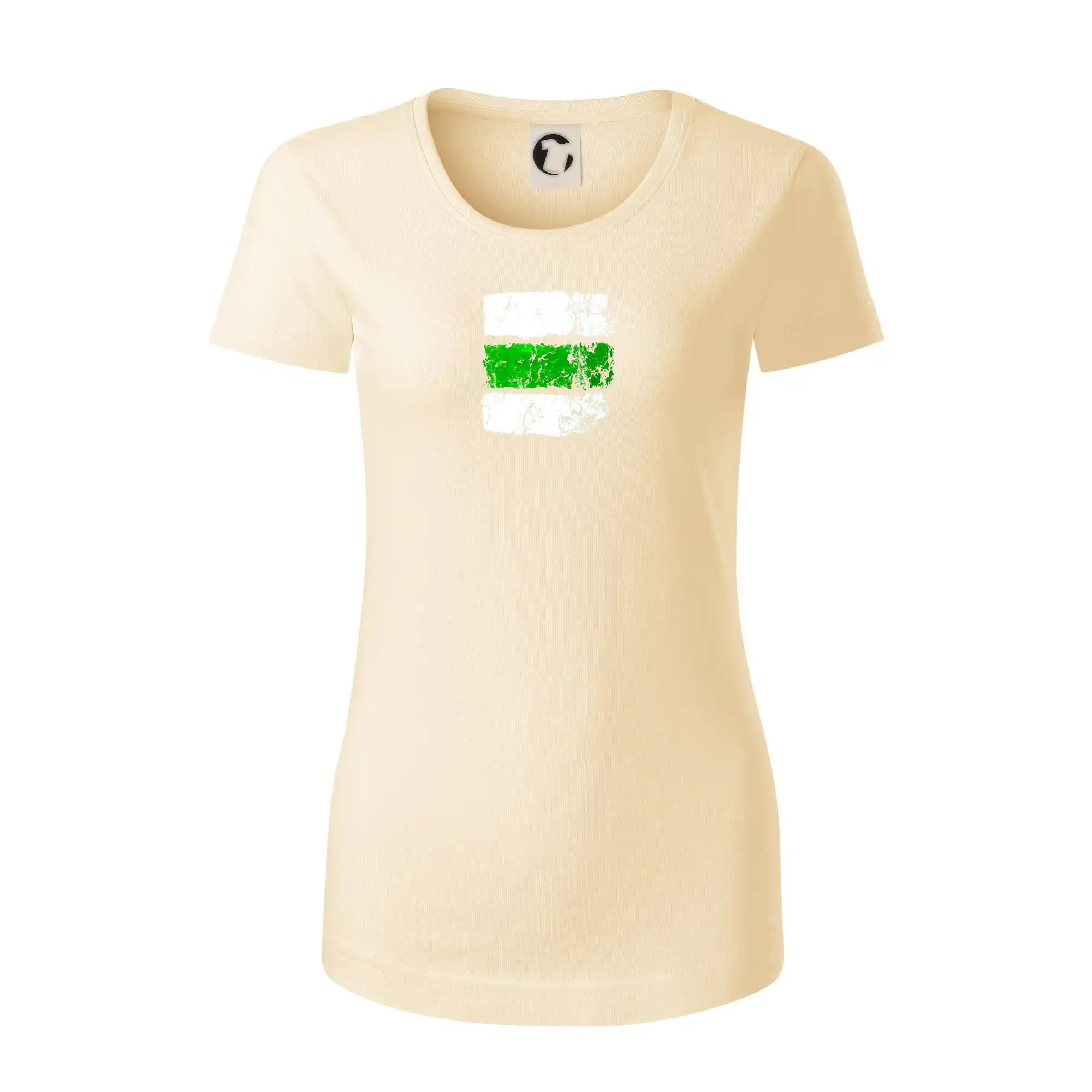 Trička pre cestovateľov - Turistická značka - zelená - Dámske tričko z organickej bavlny Origin (GOTS)