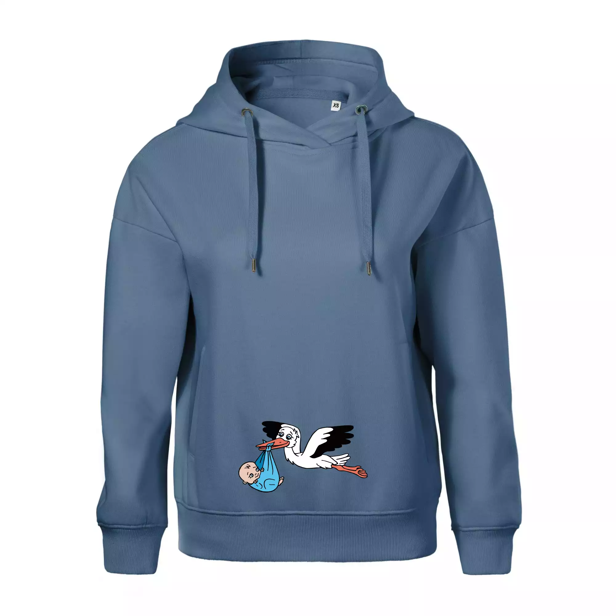 Čáp a miminko - kluk (Hana-creative)