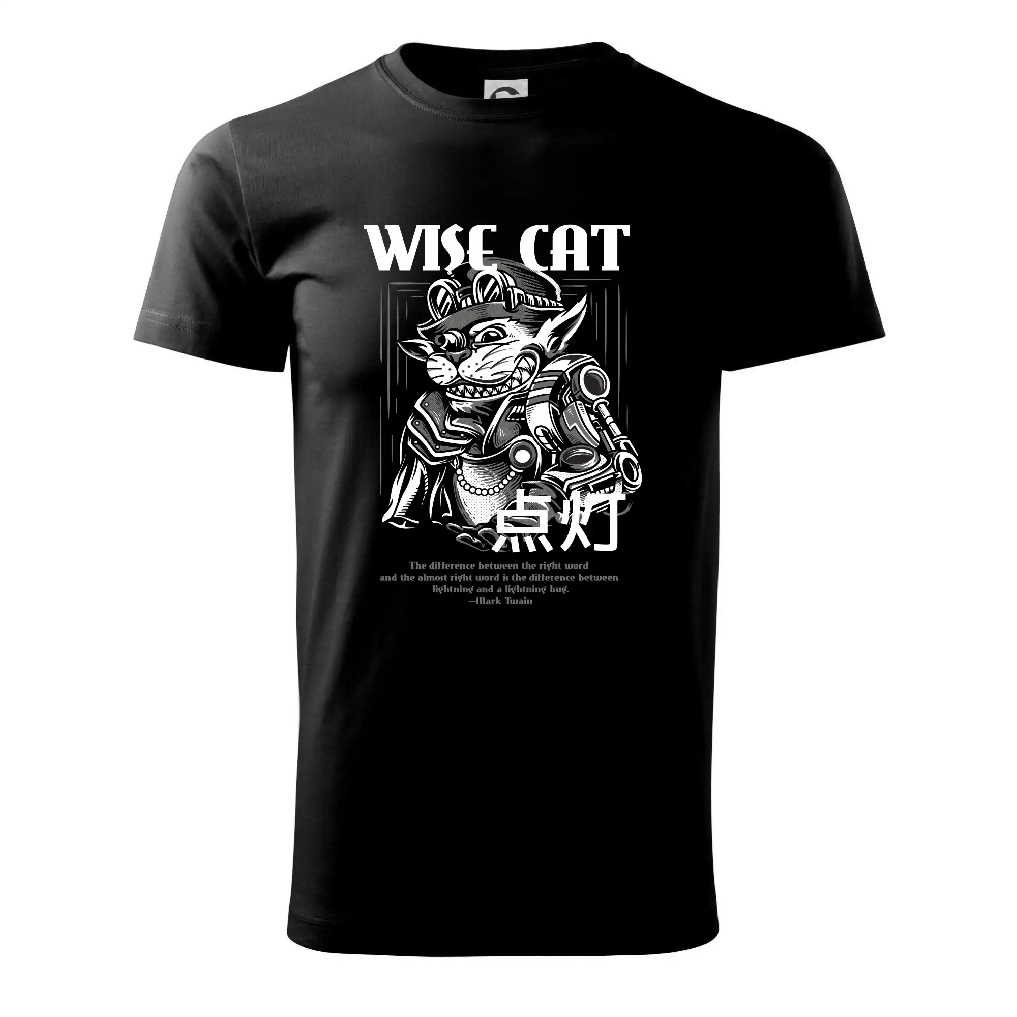 Tričká s potlačou steampunk - Steam punk wise cat - Tričko extra veľké  (5-8XL)