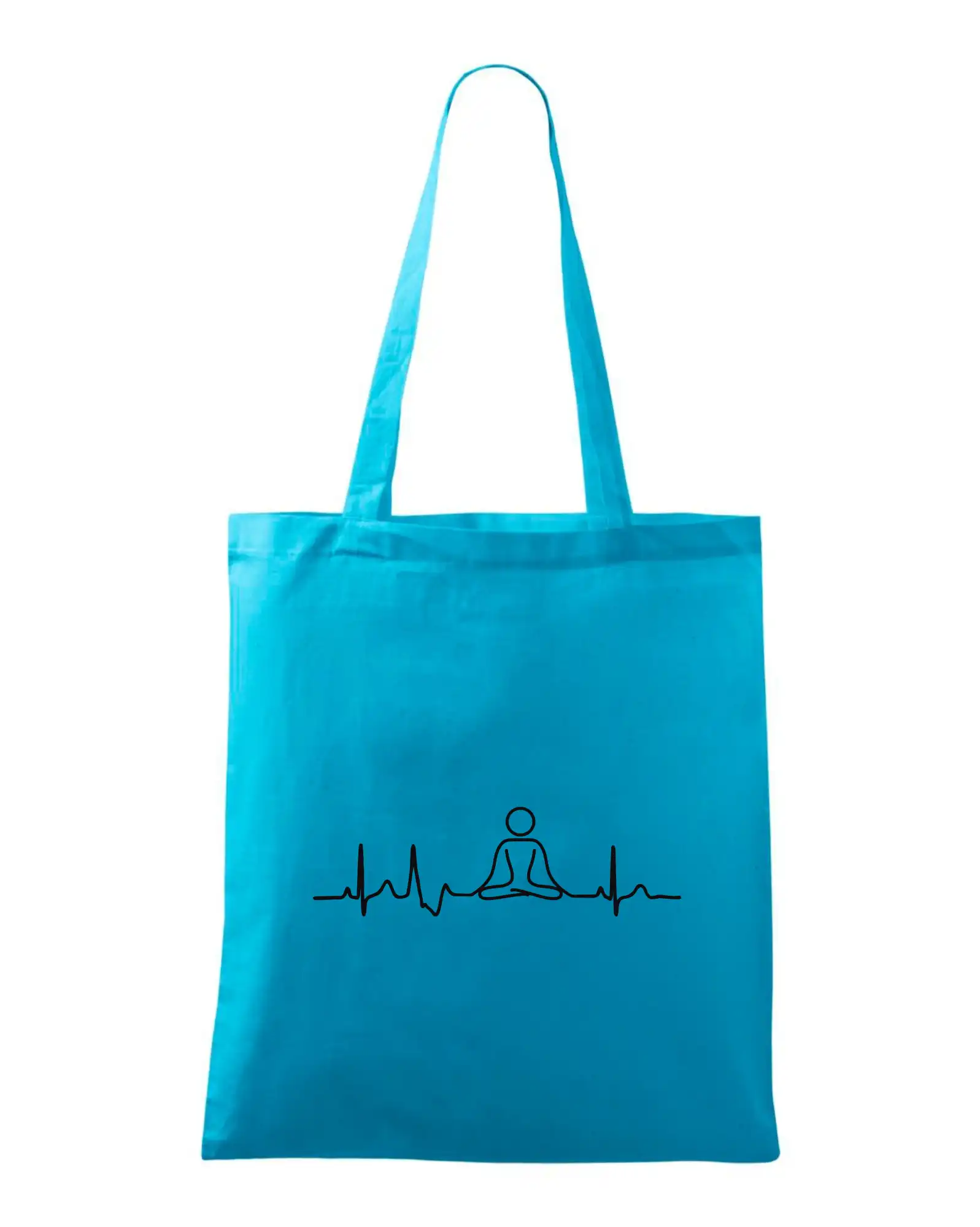Tričká na jógu - Ekg yoga - Taška bavlnená