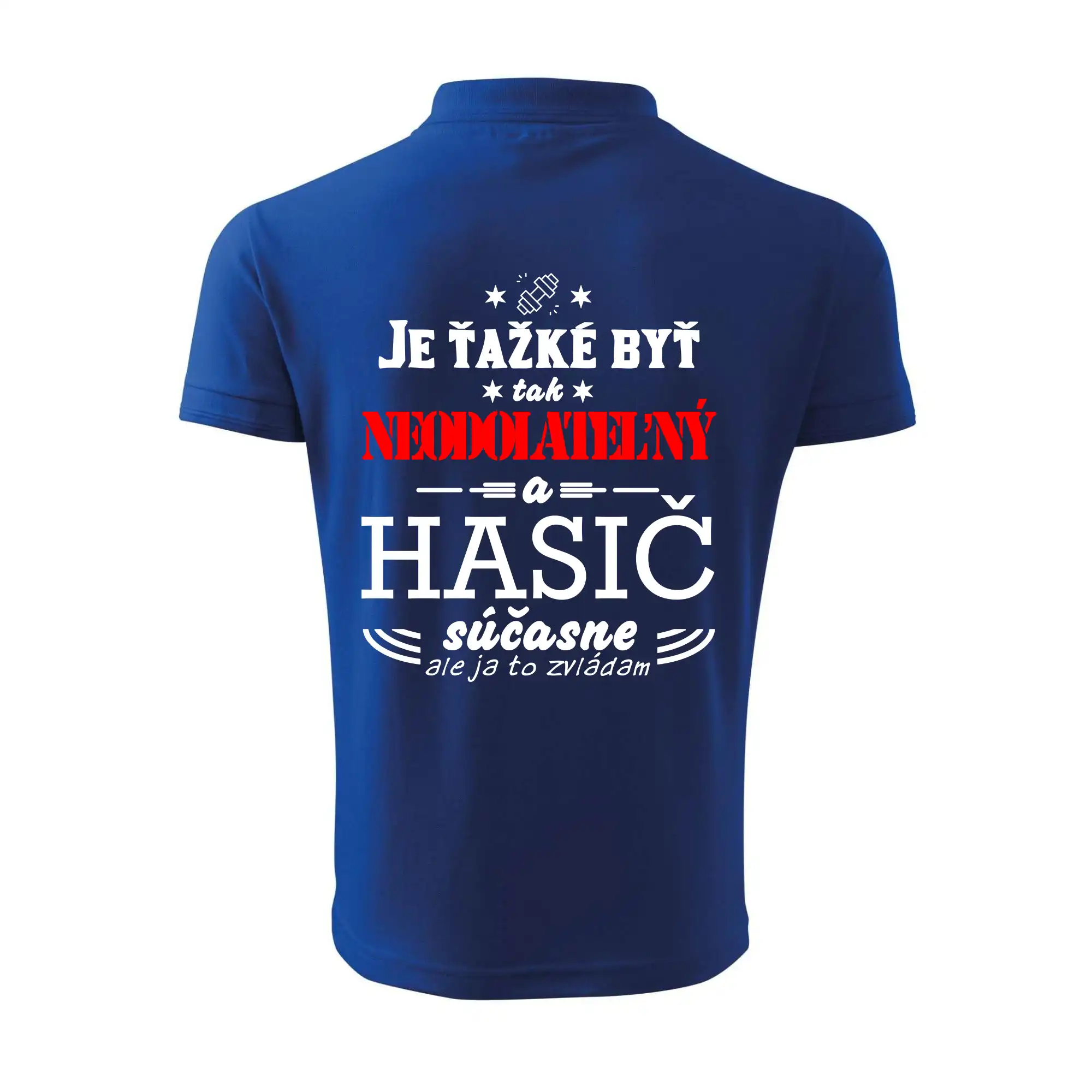 Originálne tričká pre hasičov - Neodolateľný hasič - Polokošeľa pánska Pique Polo 203