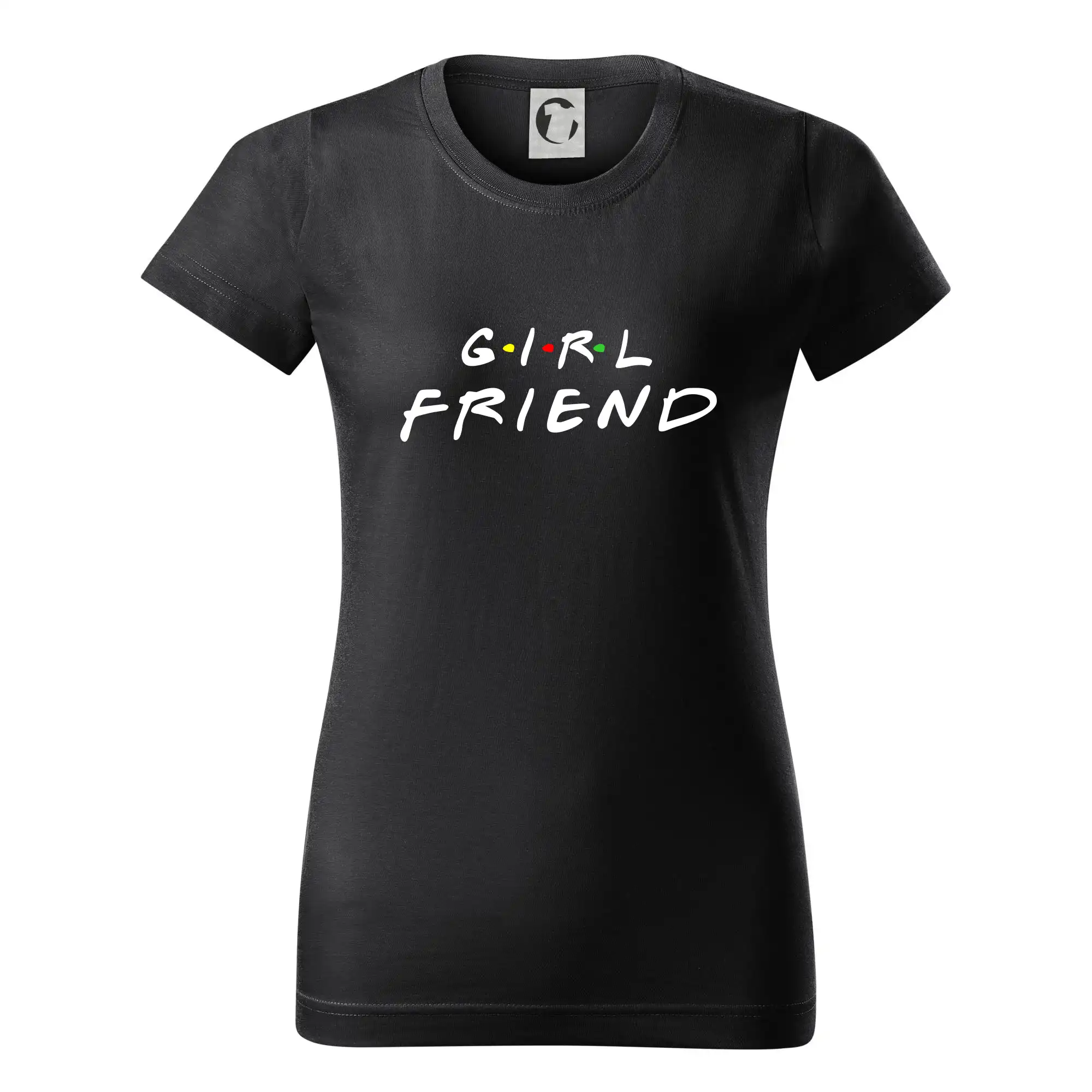 Tričká pre zamilovaných - Girl Friend - Dámske tričko basic - ľahko voľnejšie a dlhšie