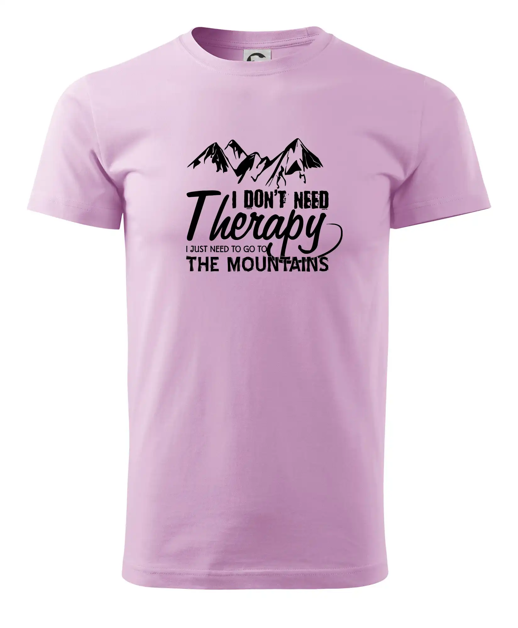 Trička pro horolezcov - I dont need therapy - Mountains - Nepotrebujem terapiu - Hory - Pánske tričko nižšej gramáže