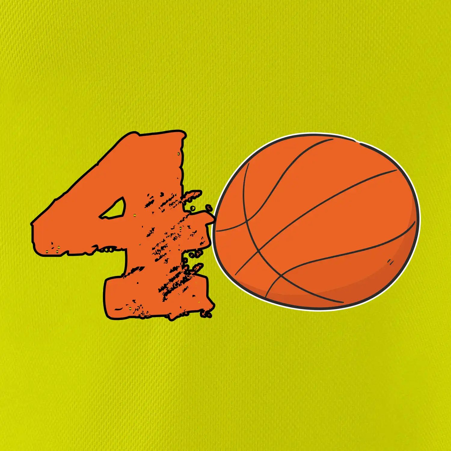 Basketball kulaté narozeniny 40