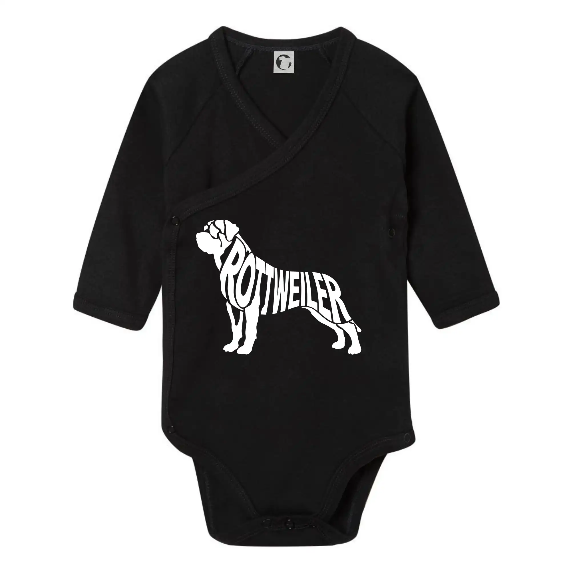 Ostatné psie plemená - Rotvajler - Body zavinovacie s dlhým rukávom