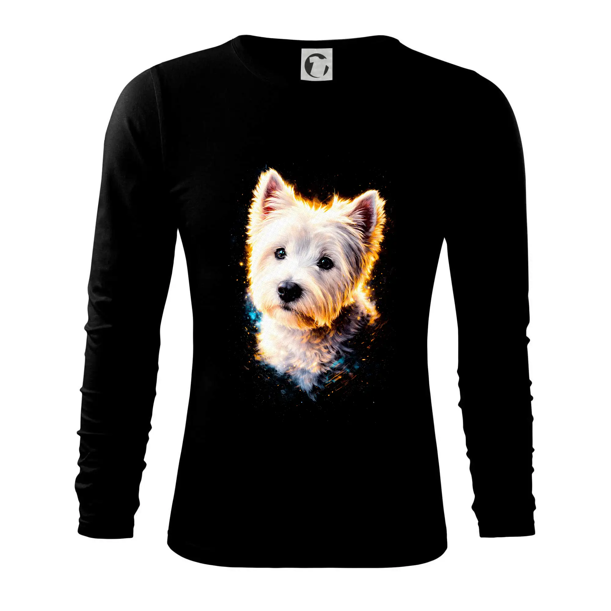 Trička s Bišonkem - Obrázok poltón Bišónik - Tričko s dlhým rukávom FIT-T long sleeve