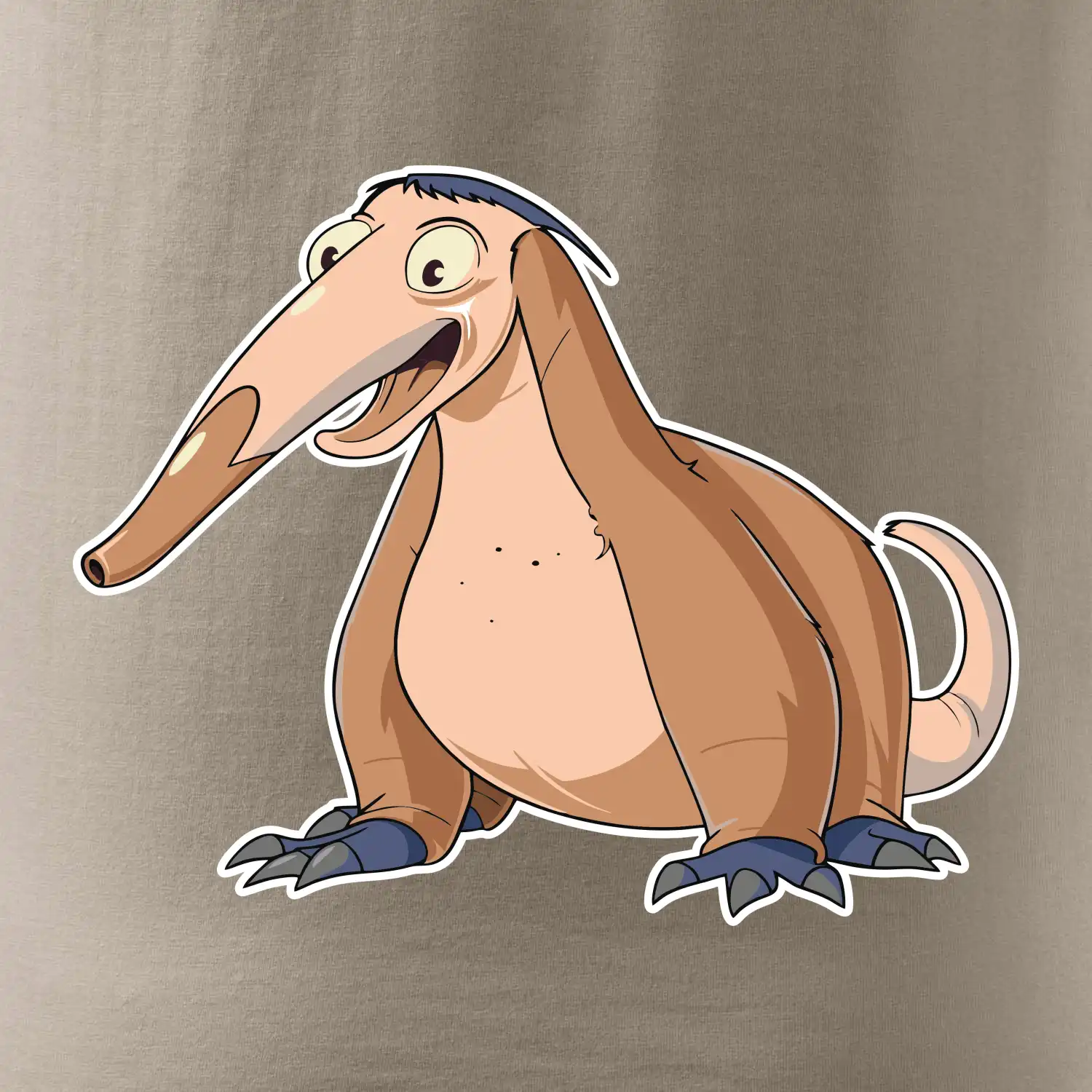 Mravenečník kreslený hnědý