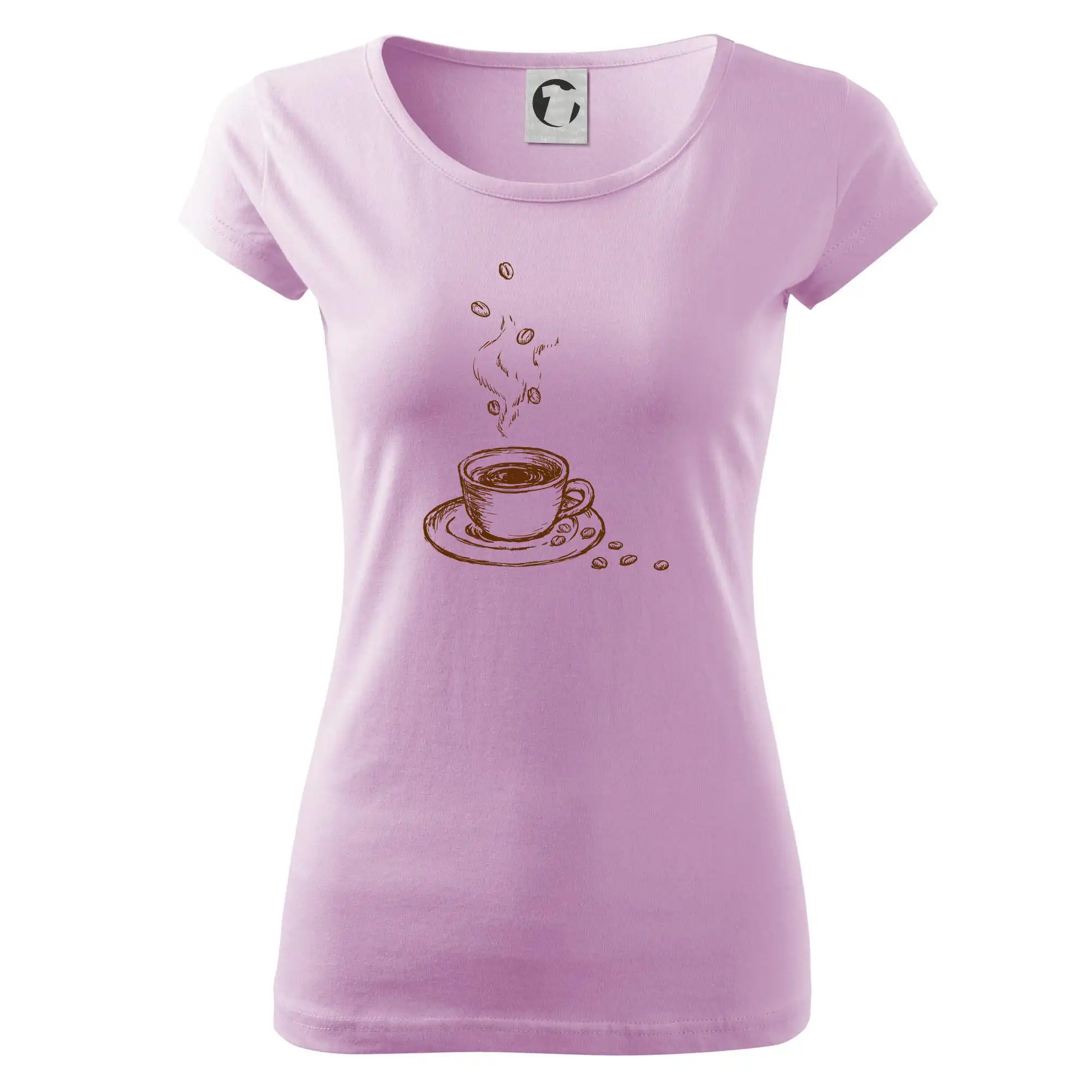 Hrnek plný čerstvé kávy