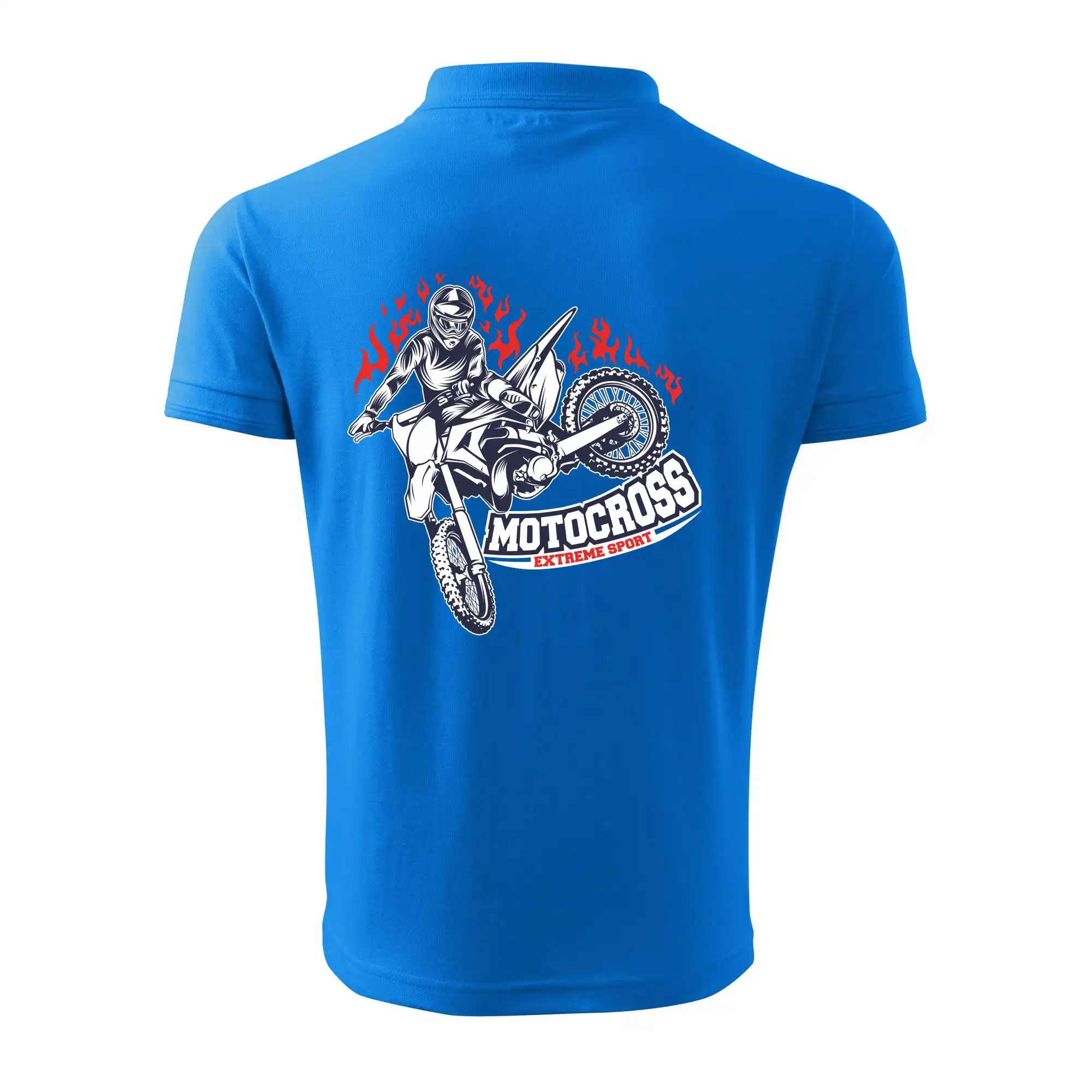 Motocross extreme sport fire