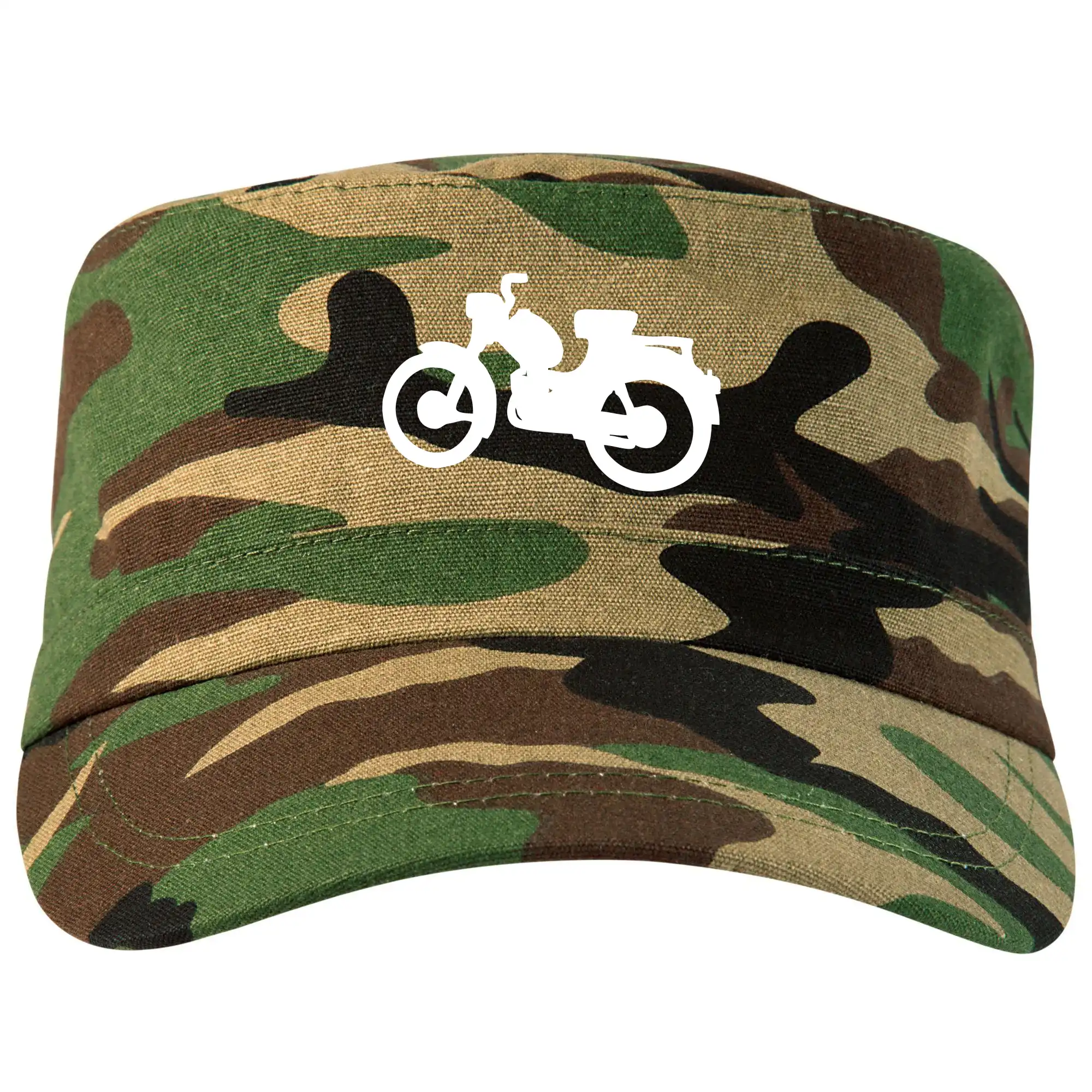 Tričká a mikiny s potlačou motoriek – pre pravých motorkárov - Peň - Šiltovka CAMO