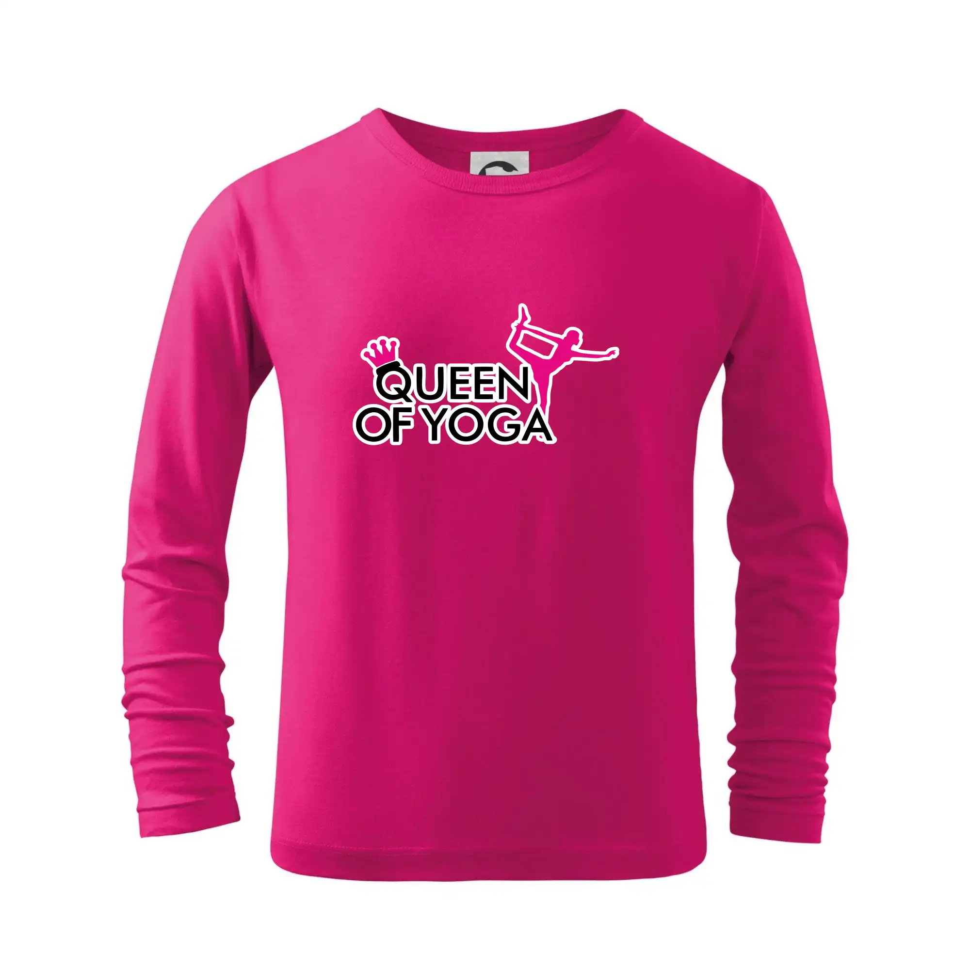 Tričká na jógu - Queen Of Yoga - Tričko detské Long Sleeve