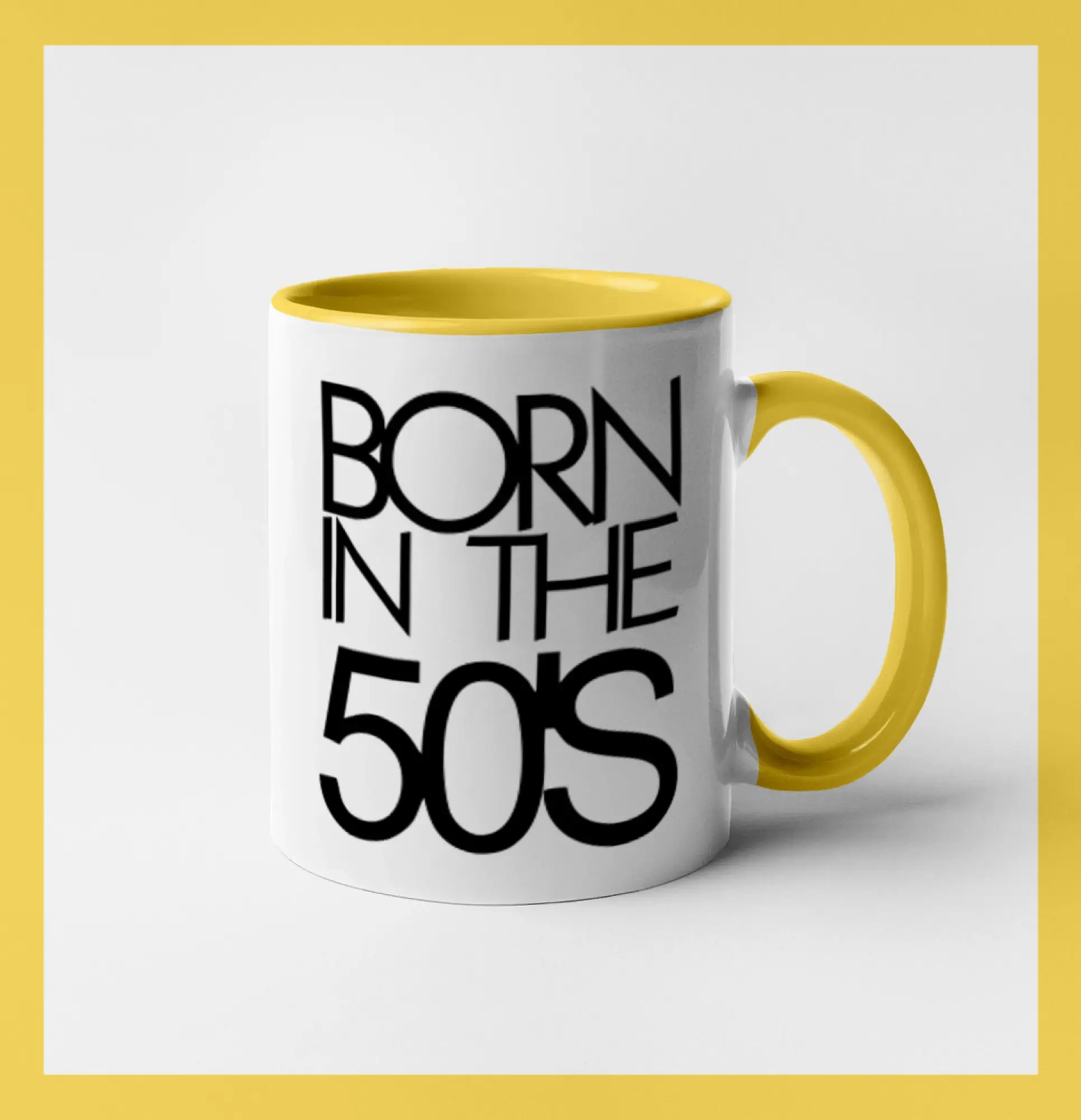Tričká k narodeninám - Born In The 50s - Hrnček 
