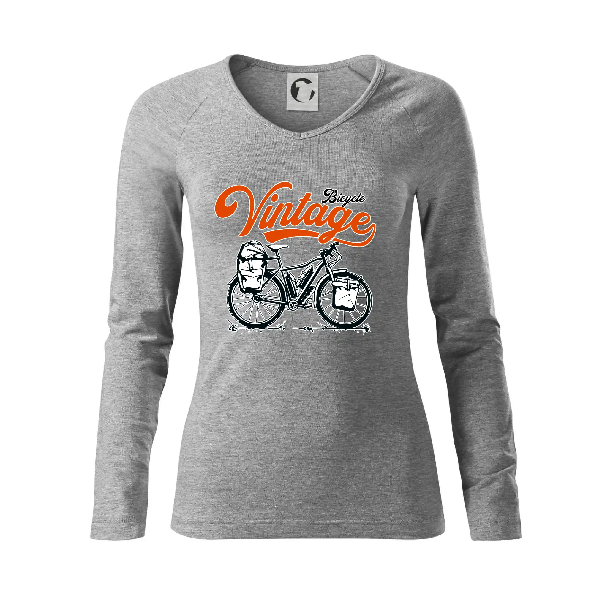 Tričko ako darček pre cyklistu - Bicycle Vintage - Tričko dámske Elegance