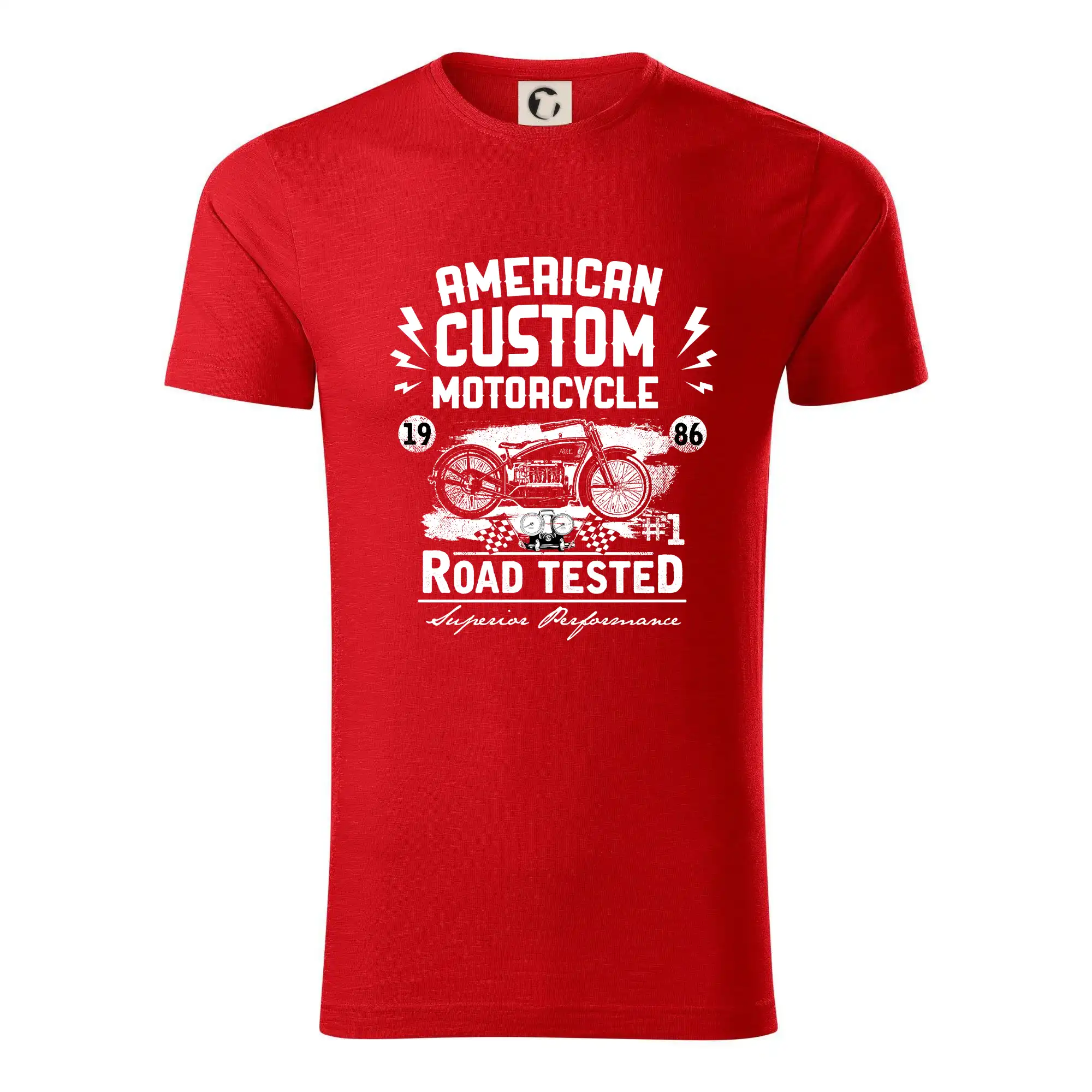 Tričká pre motorkárov¨ - American Custom Motorcycle - Tričko z organickej bavlny