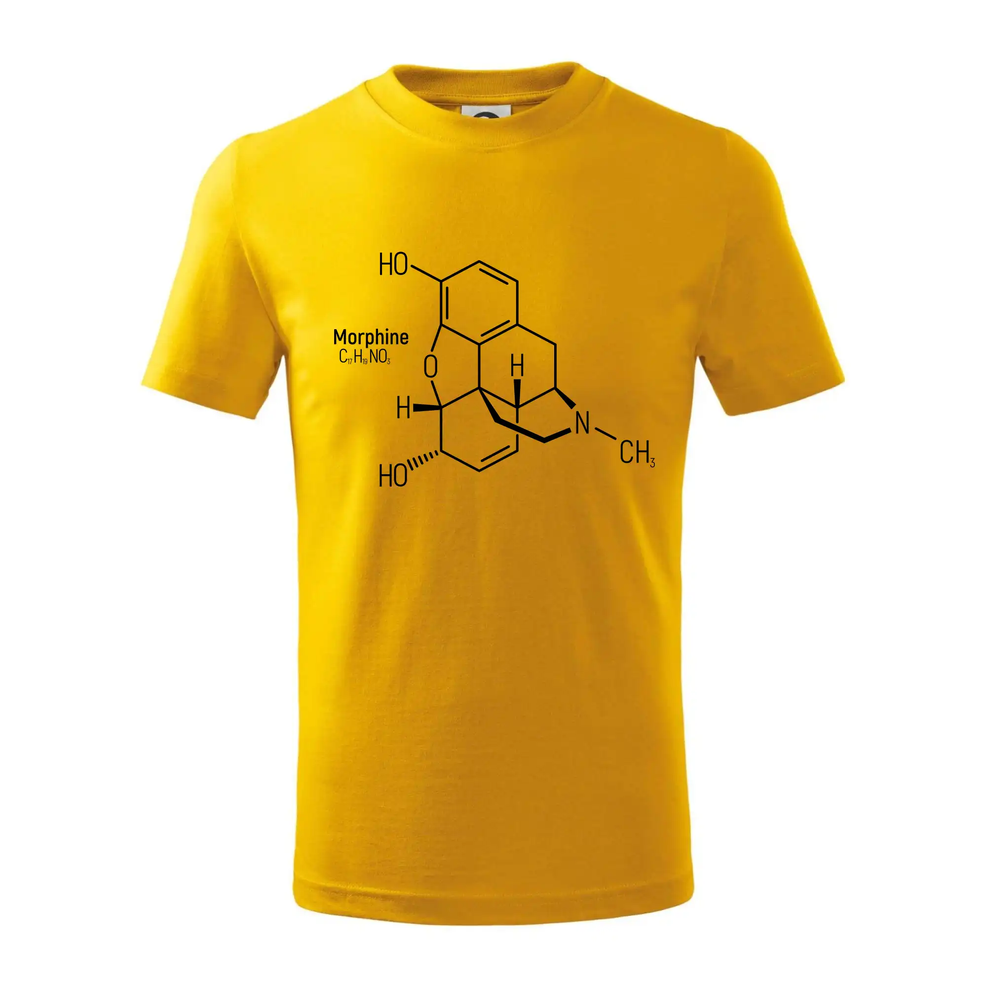 Vtipné tričká pre Chemiky - Molekulárna štruktúra Morfín - Tričko detské bavlnené
