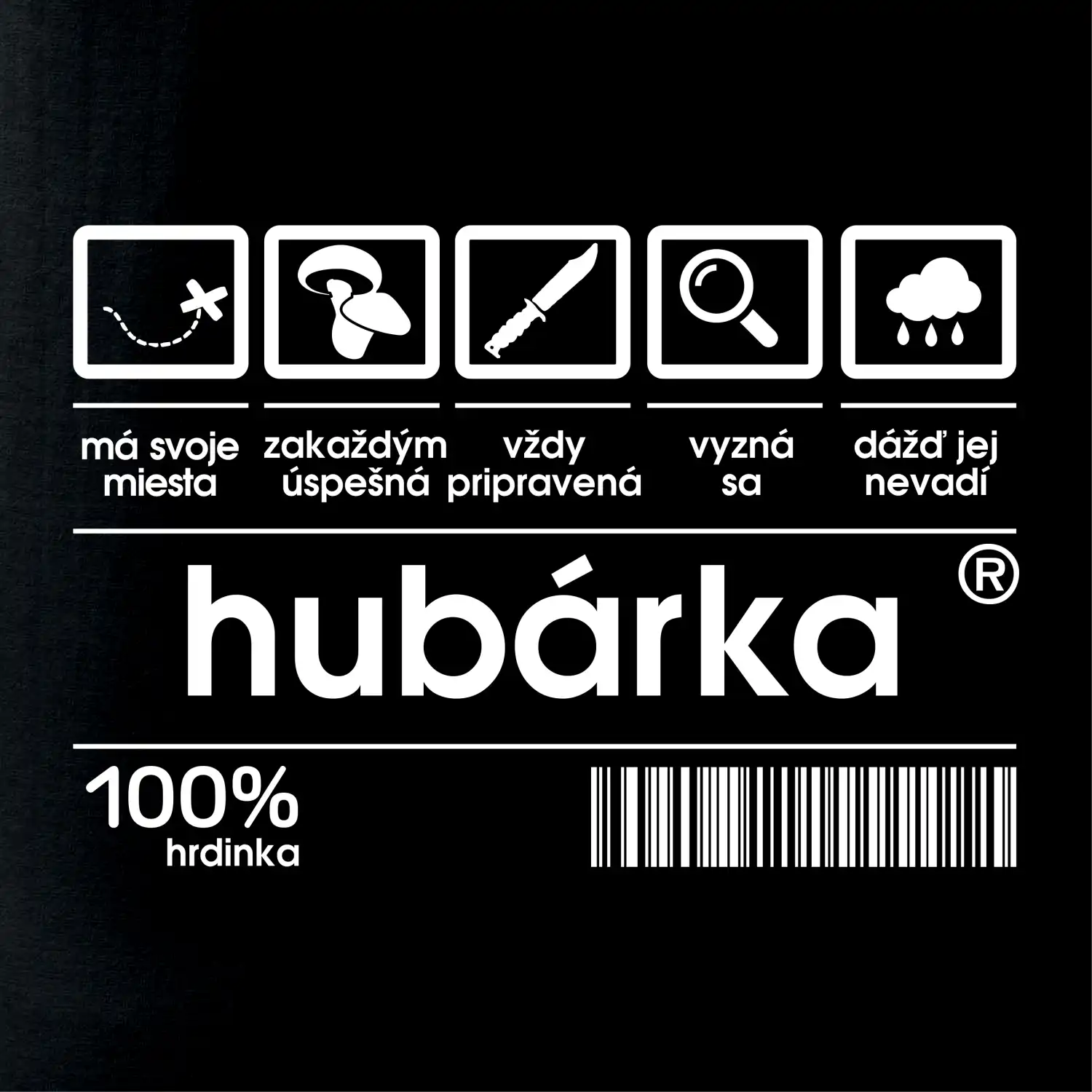 Čiarový kód Hubárka