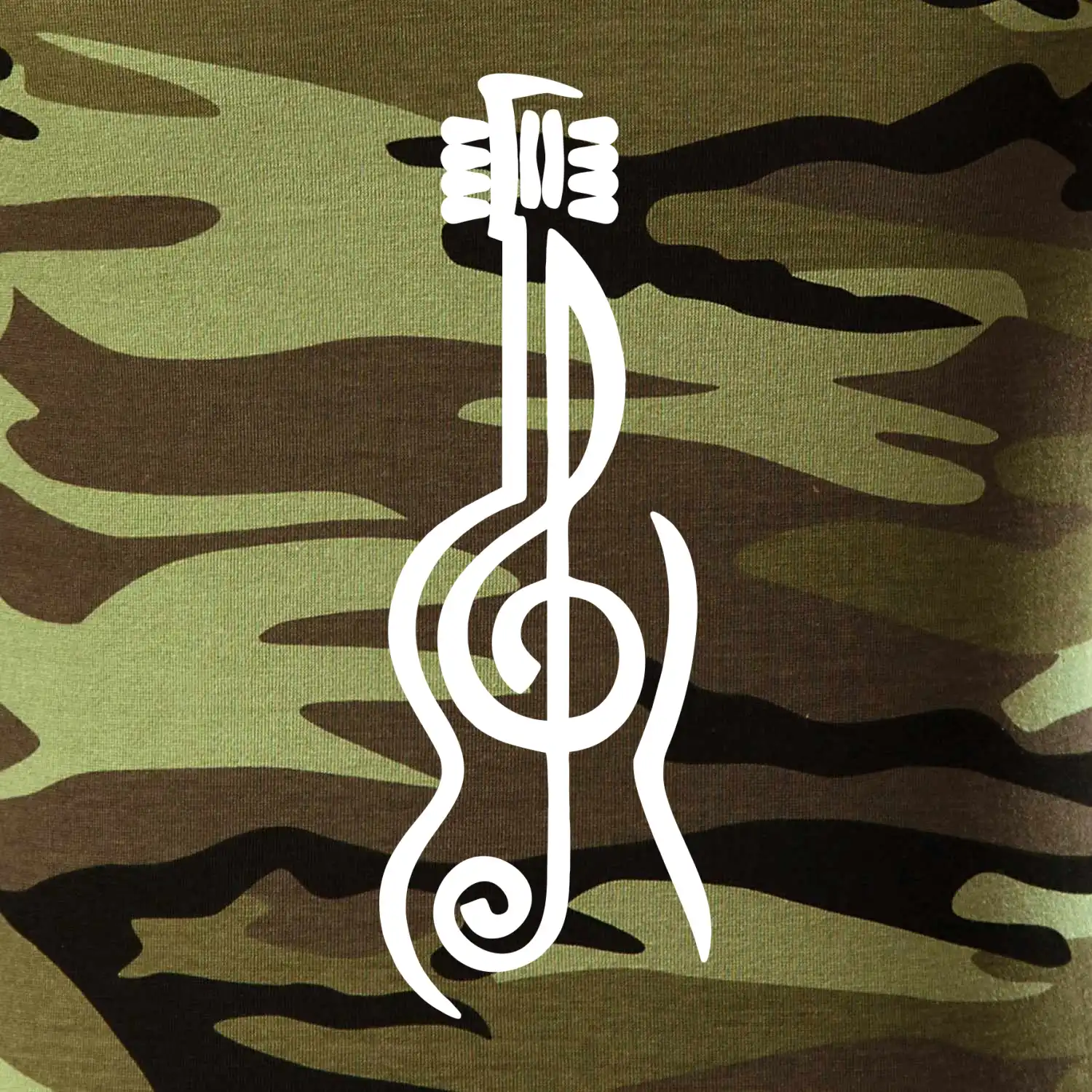 Houslový klíč kytara