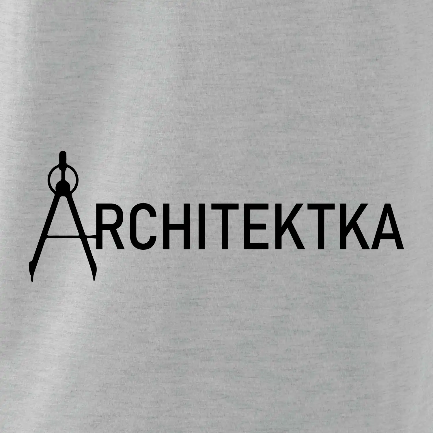 Architektka nápis