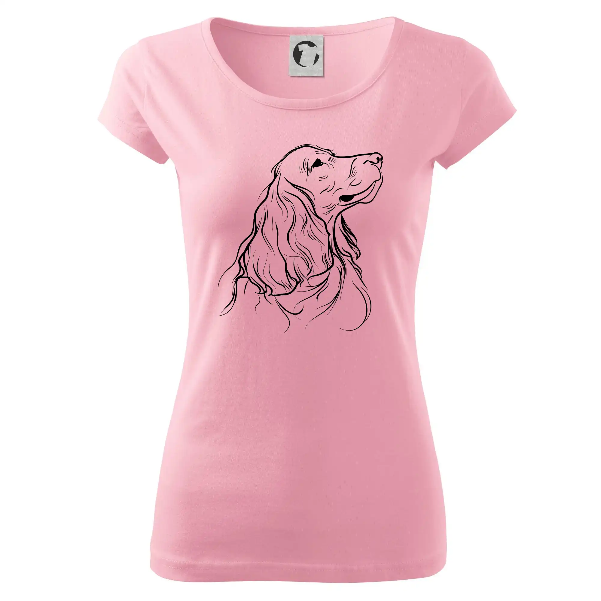 Anglický kokršpaněl černá kresba