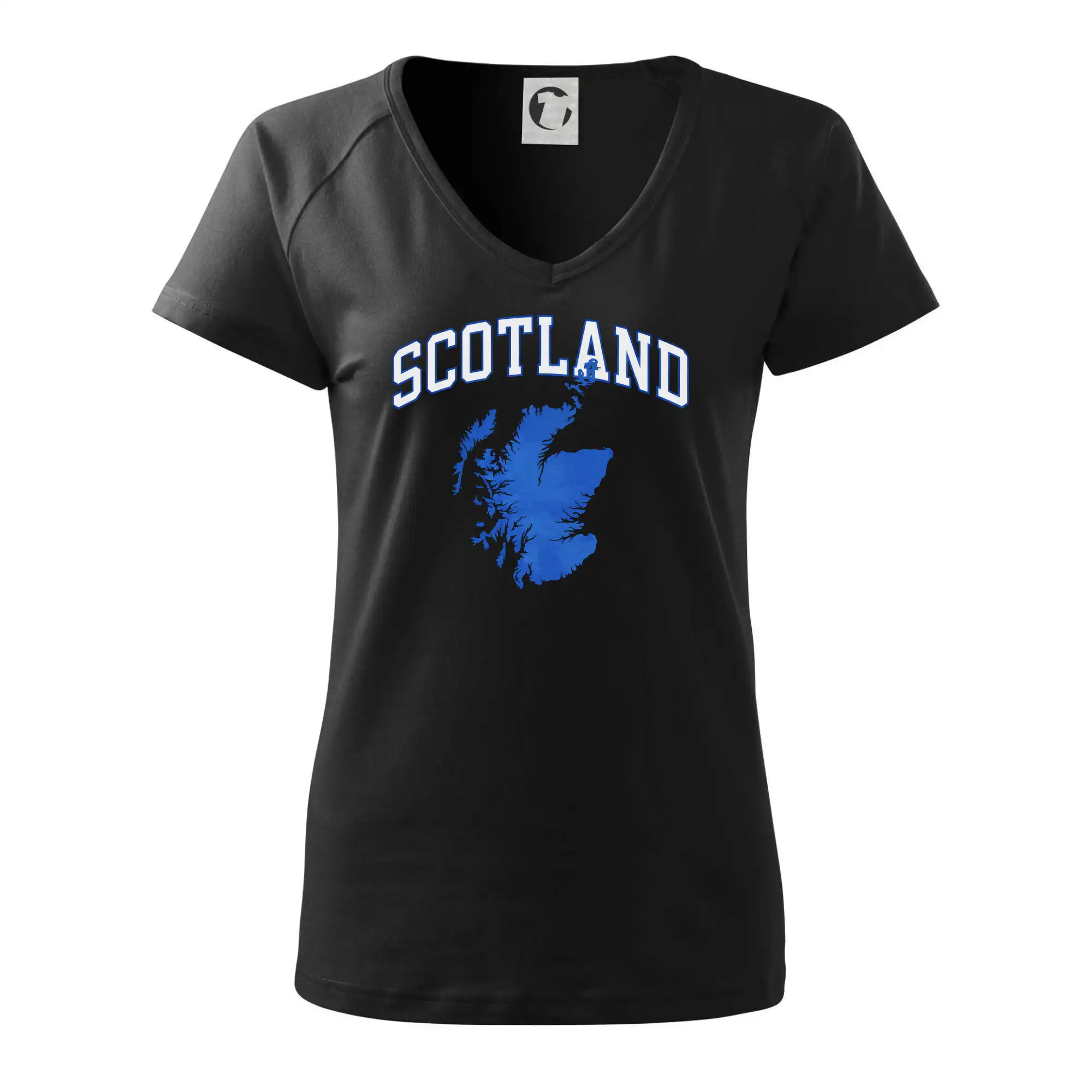 Scotland nápis s mapou