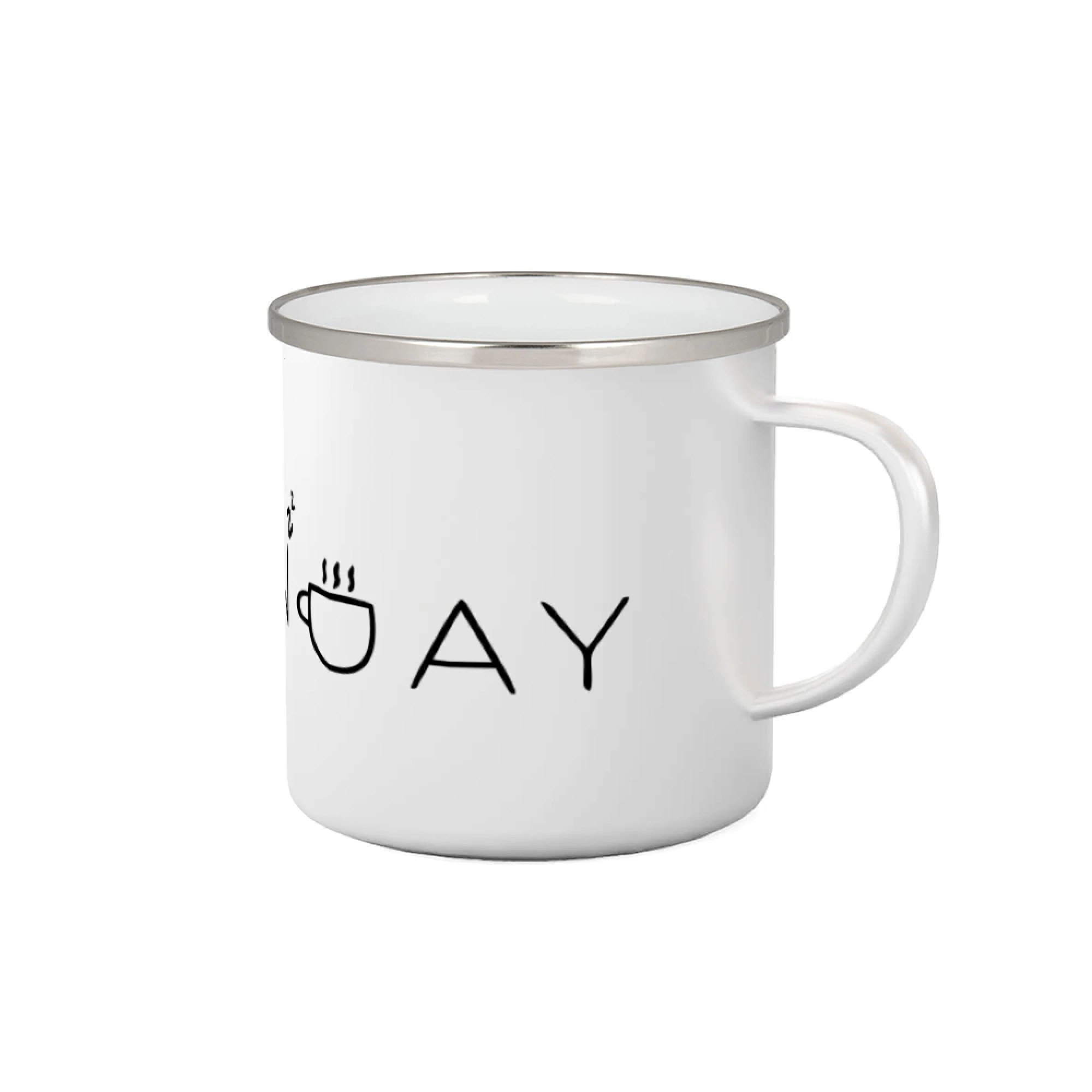 Motívy pre baristu a milovníkov kávy - Monday nápis - Plecháčik