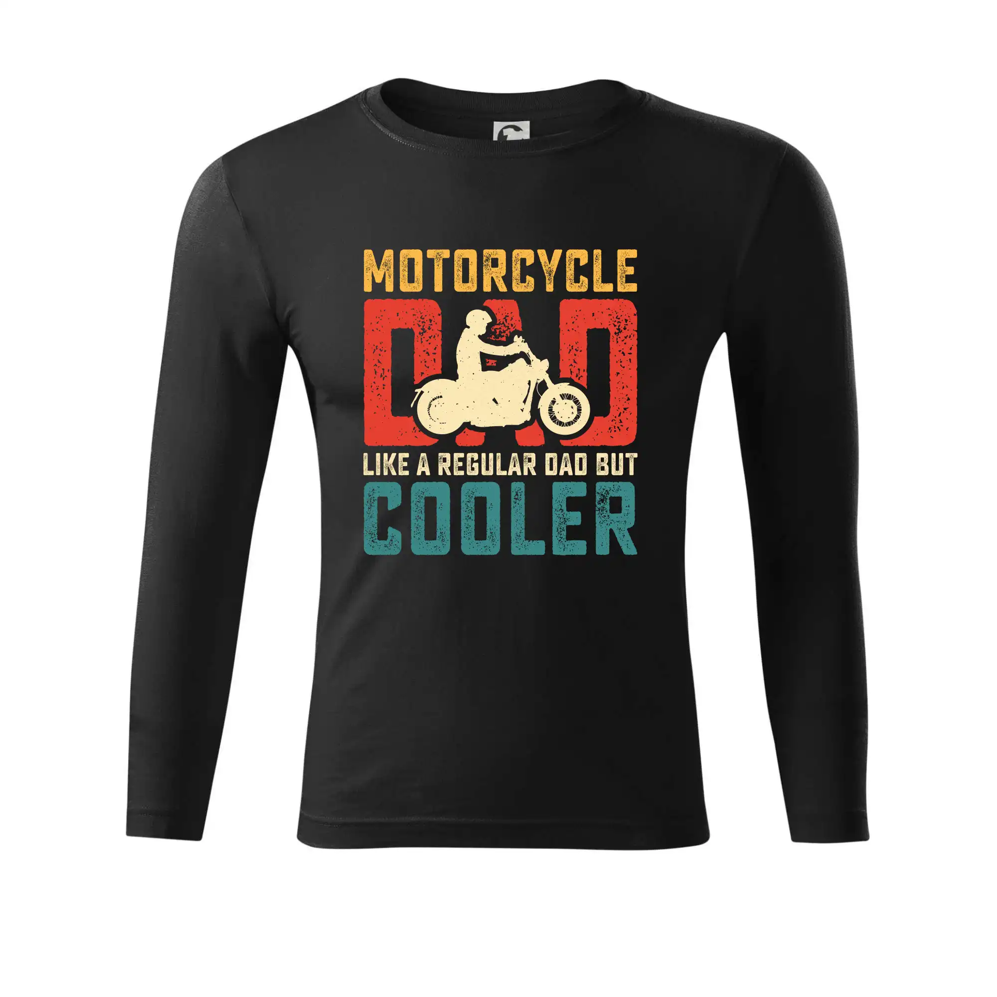Motocross tričká - Motorcycle dad like a regular dad but cooler - Tričko Progress s dlhým rukávom