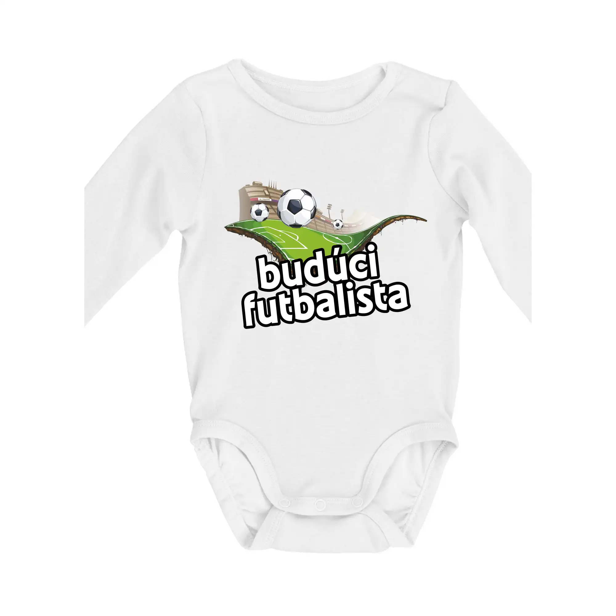Budúci futbalista - Body dojčenské s dlhým rukávom
